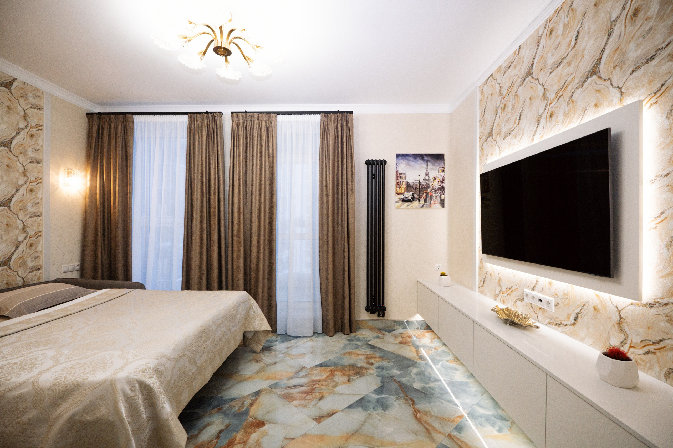 Przytulne mieszkanie w nowoczesnym stylu. Fotograf nieruchomości