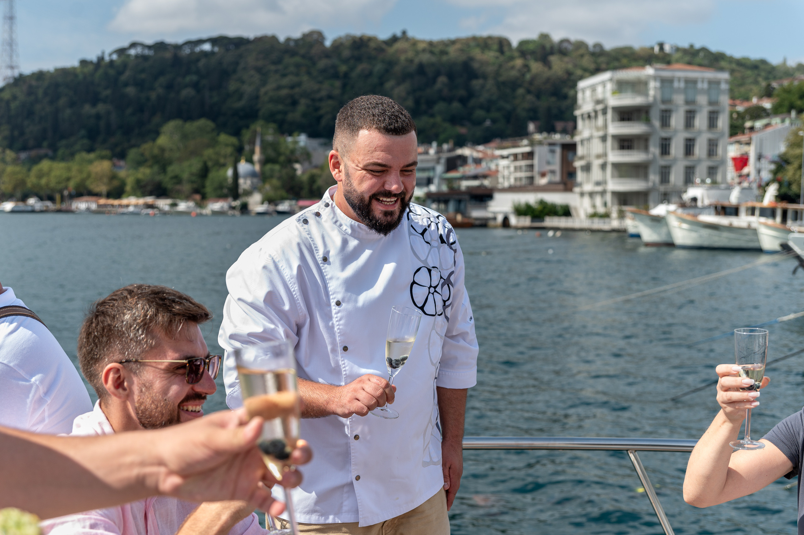Yacht cooking event. Alex Leonidov — Photographer