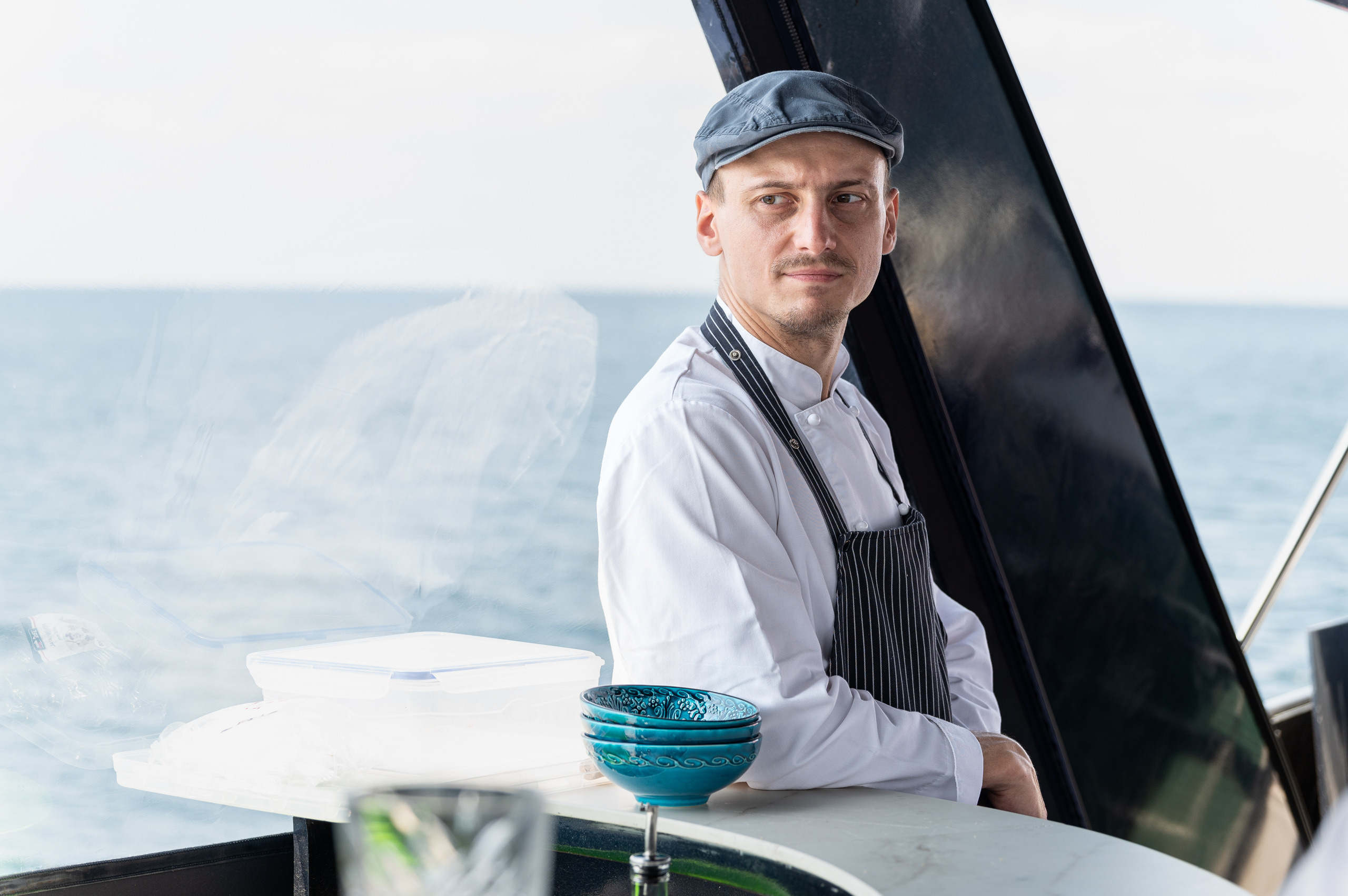 Yacht cooking event. Alex Leonidov — Photographer