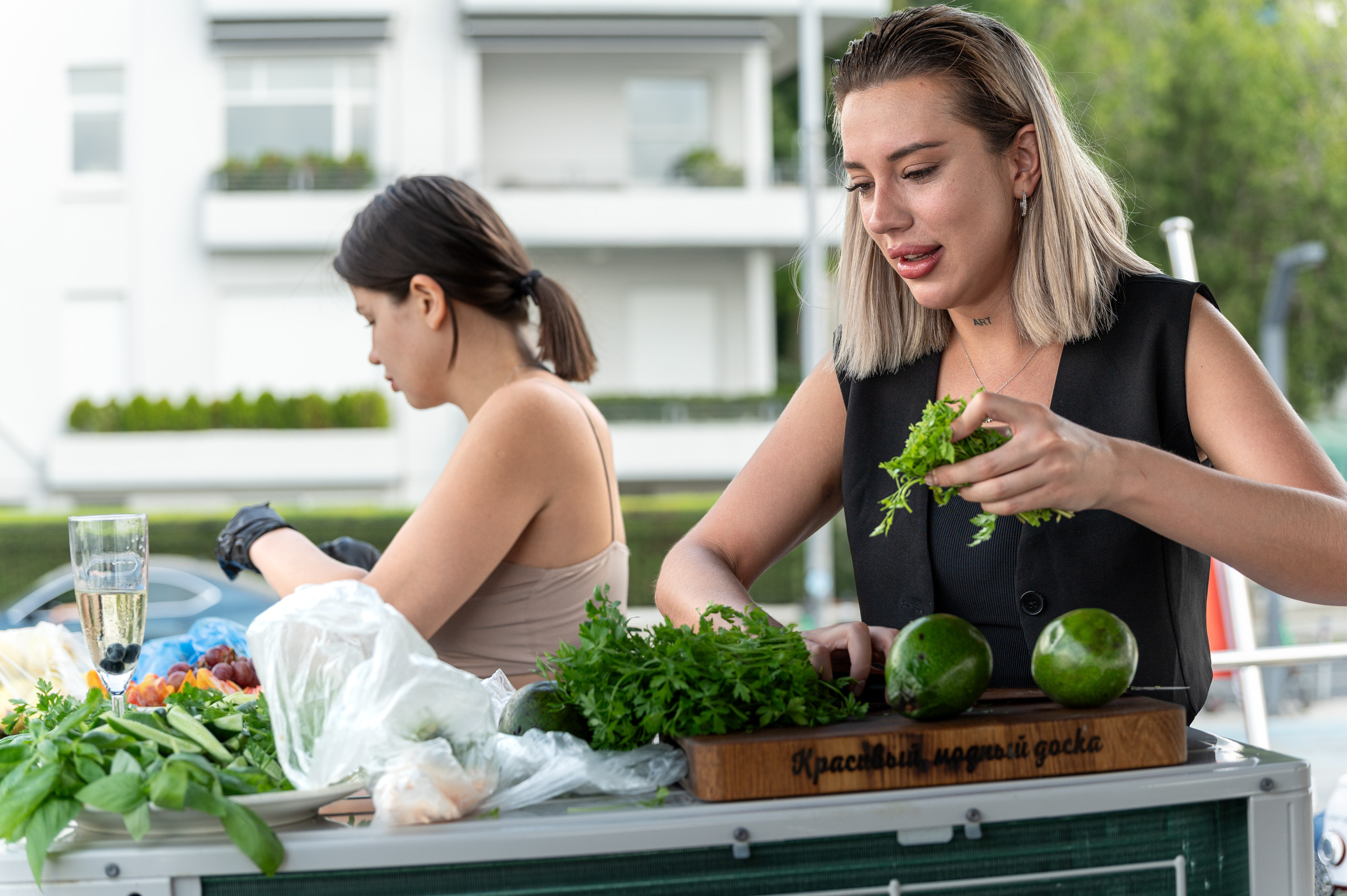 Yacht cooking event. Alex Leonidov — Photographer