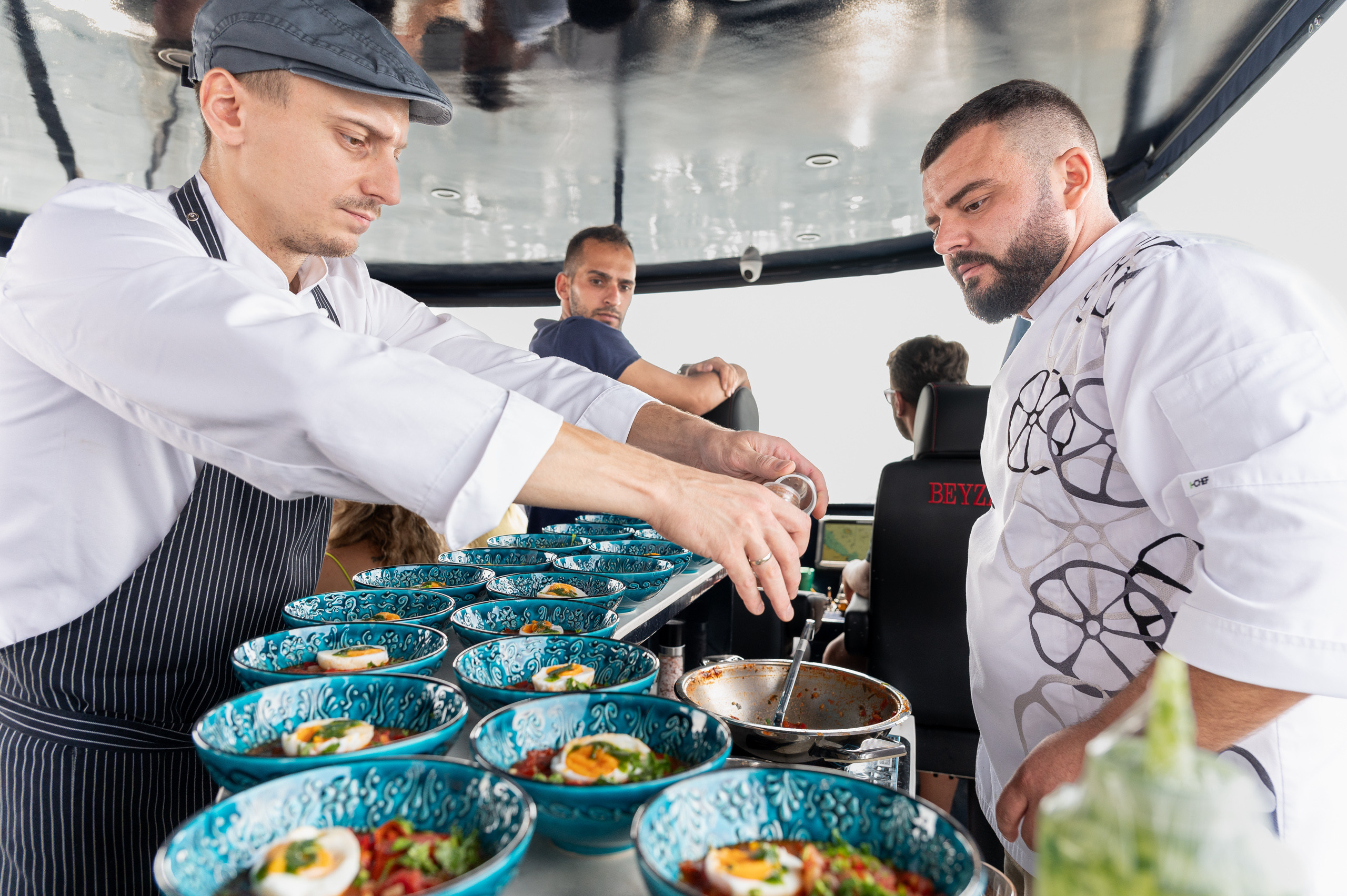 Yacht cooking event. Alex Leonidov — Photographer