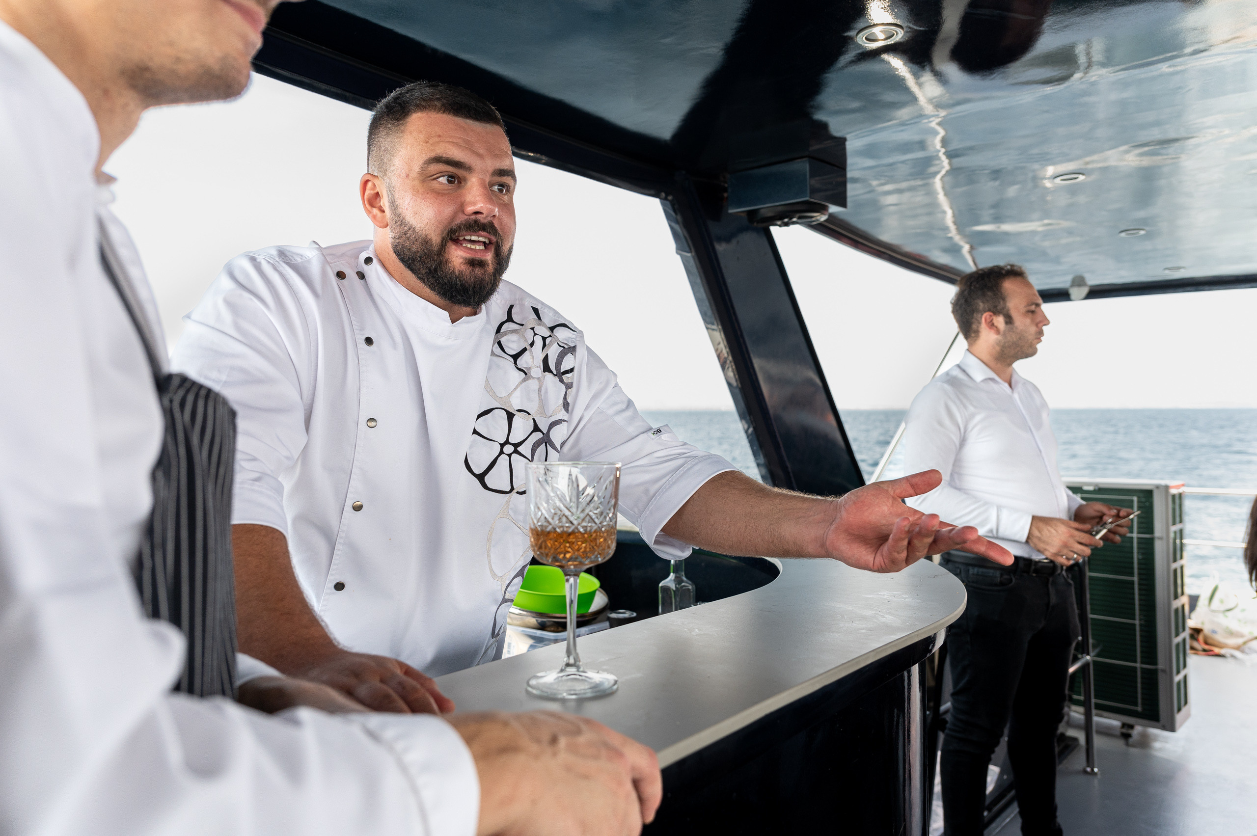 Yacht cooking event. Alex Leonidov — Photographer