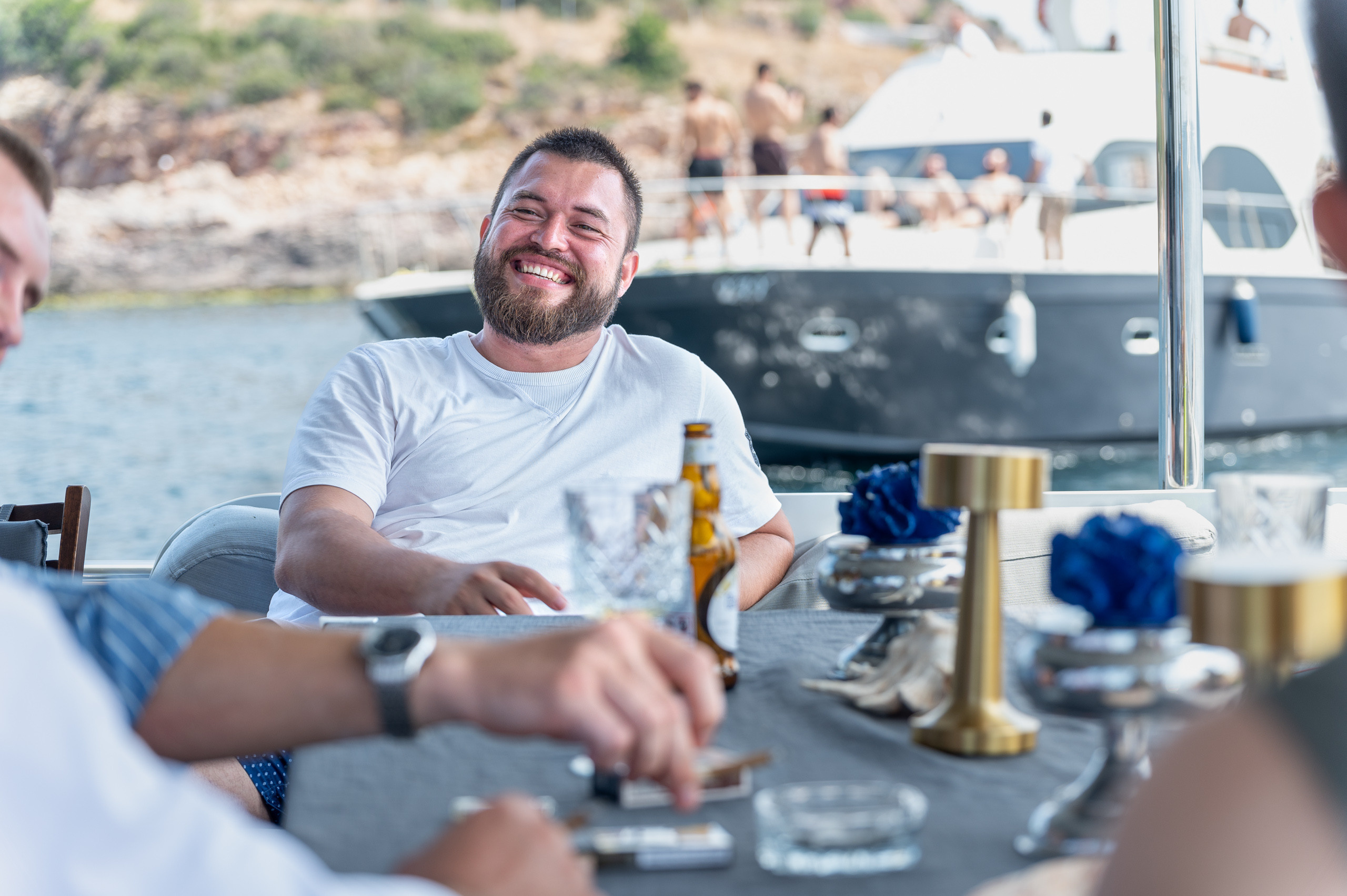 Yacht cooking event. Alex Leonidov — Photographer