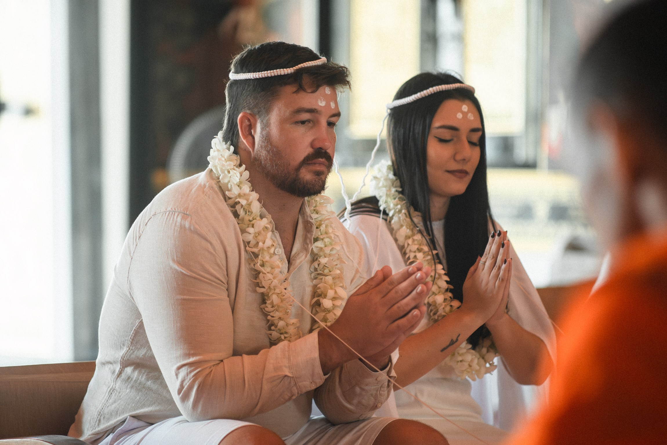 Authentic Buddhist Wedding Blessing Ceremony in Koh Samui, Thailand