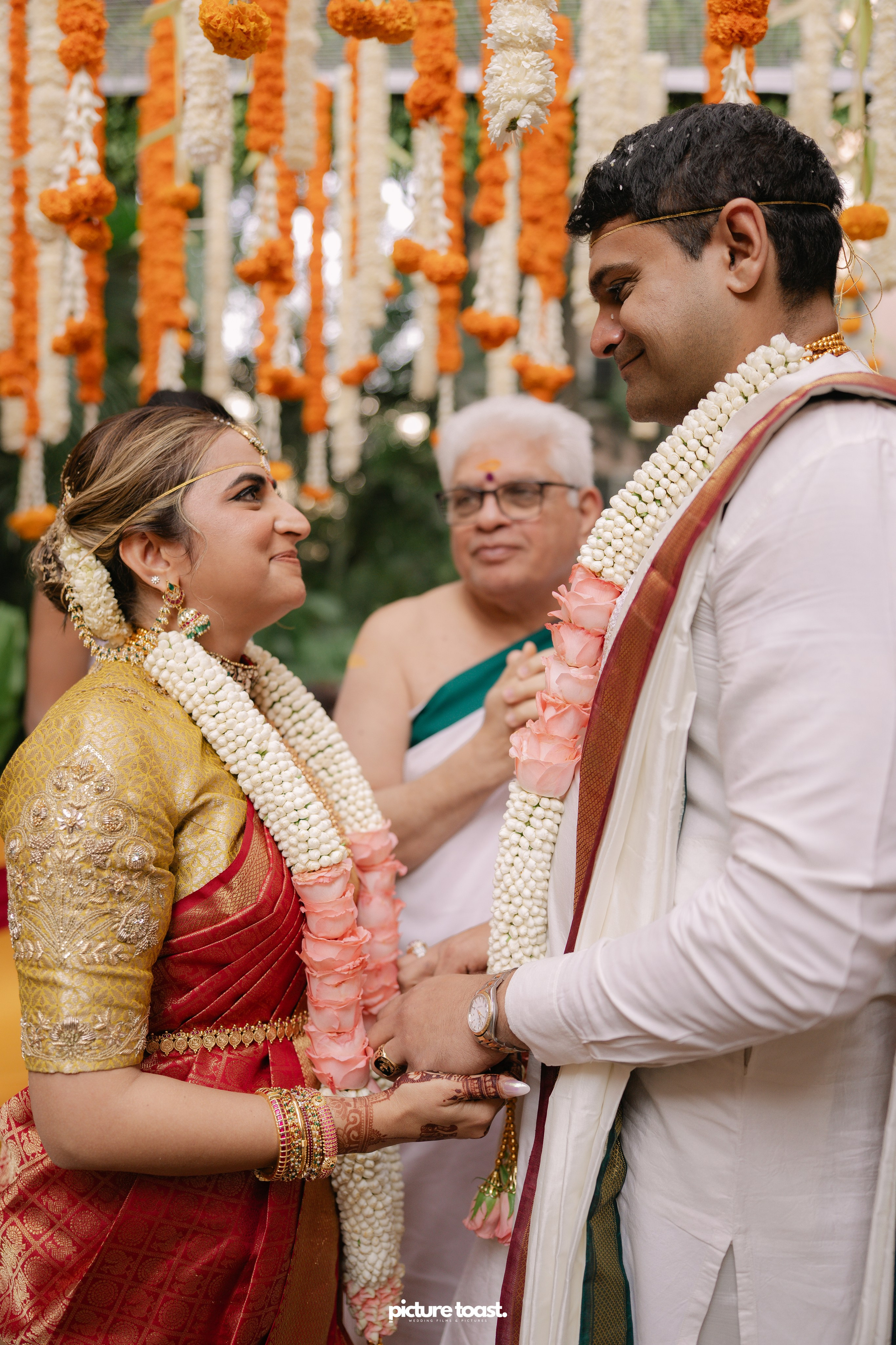 South Indian Wedding Ft. Aashna & Rajiv. Fine art Wedding Photographers in India & Canada