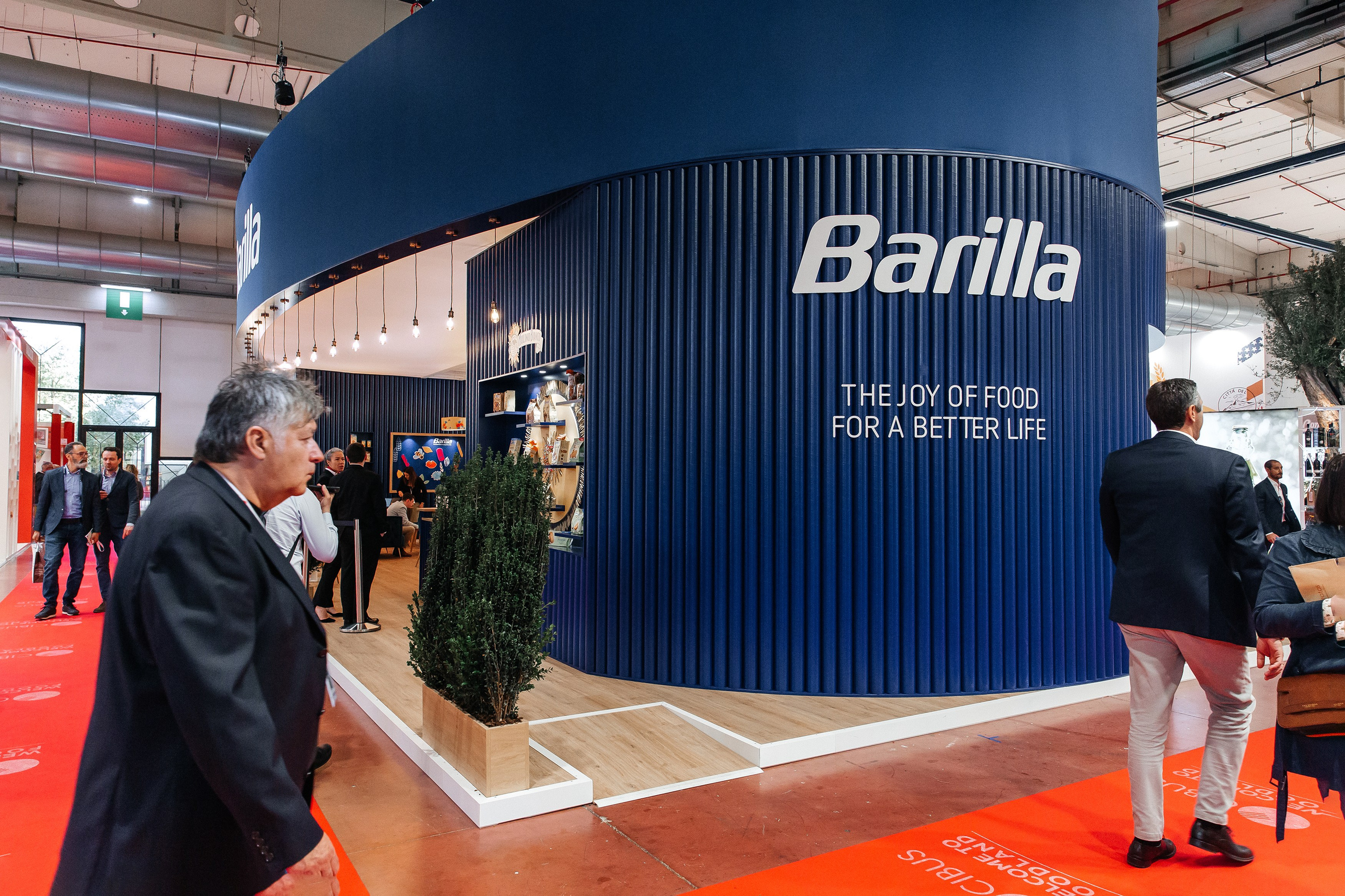 Stand Barilla alla fiera Cibus 2024 a Parma