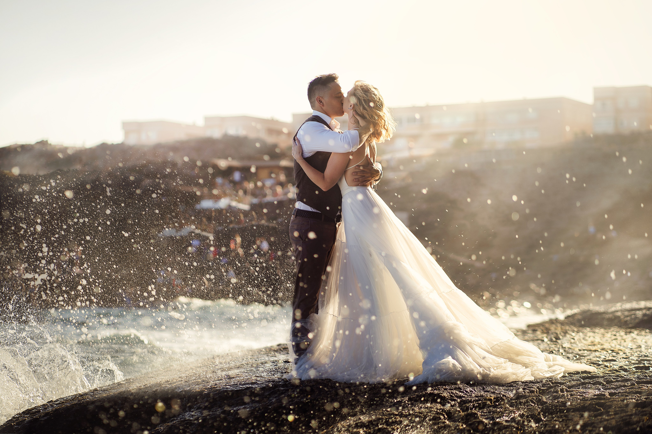 Bodas en Tenerife. Таня Боннет | Профессиональный фотограф на Тенерифе — Летящие платья