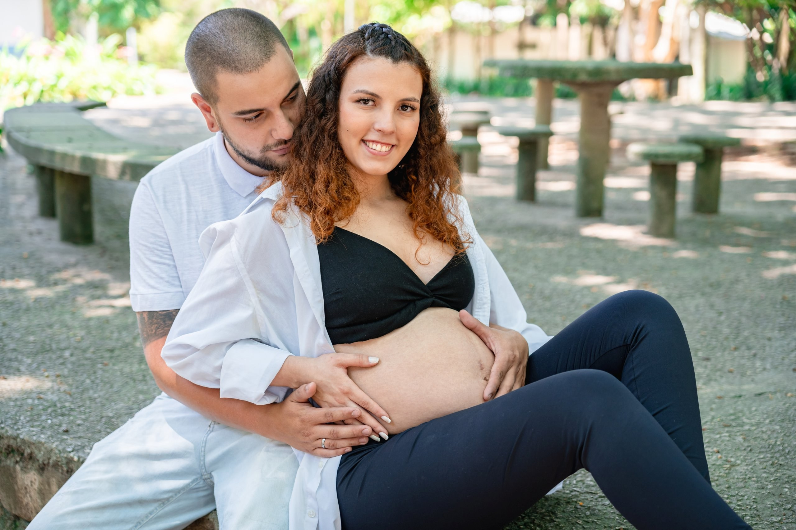 Ensaio de Gestante do casal Giovanna e Gabriel. Luiz Medeiros Produções