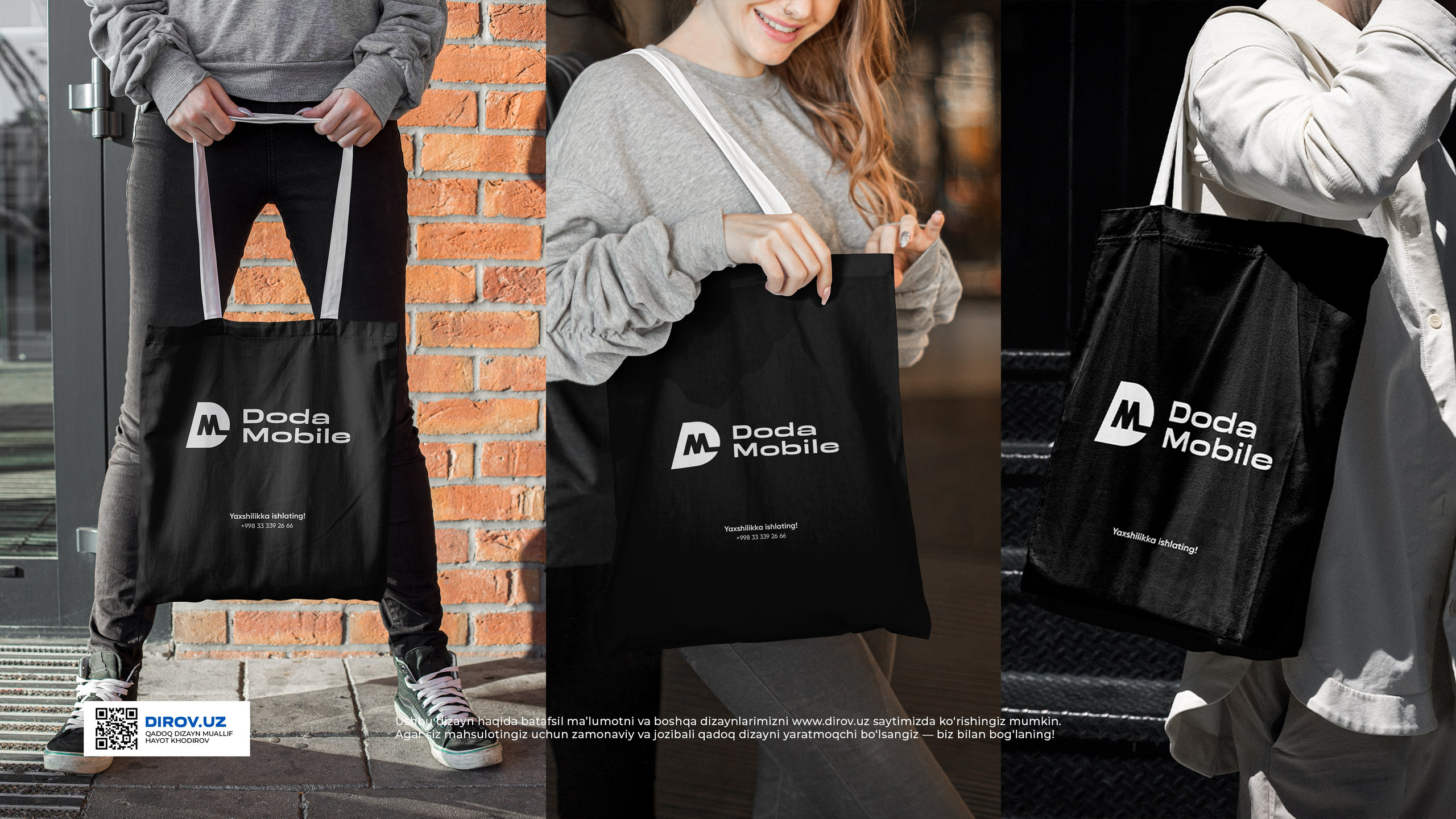 Doda Mobile  — Logotip. Dirov — Hayot Khodirov