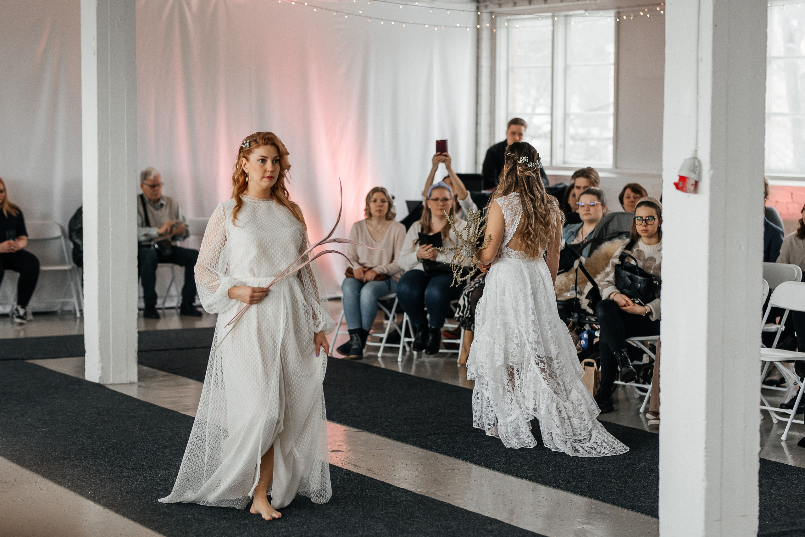 tahdon - messut Lahdessa, mallit esittelivät häämekkoja