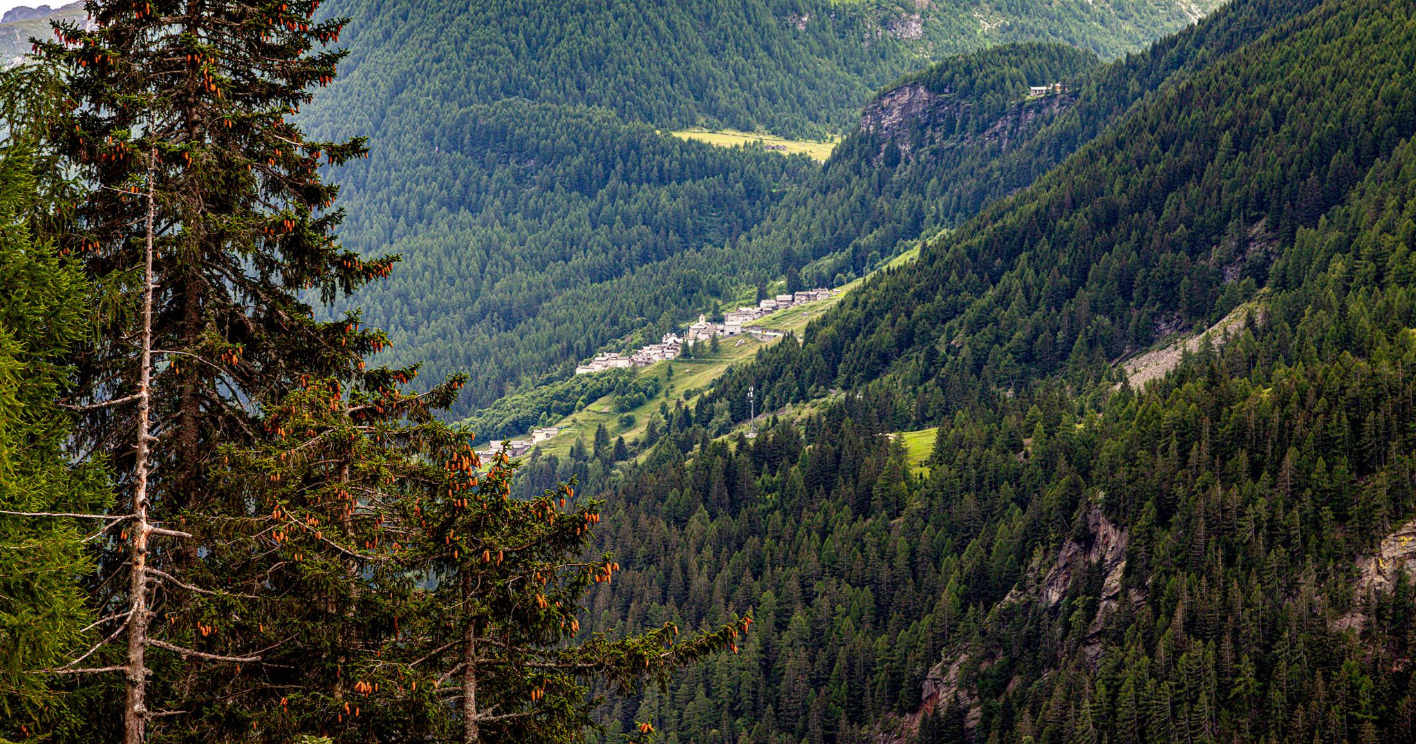 96.Перевал Passo dello Spluga и деревня Montespluga.18.7.2021. Путешествия в формате 360......