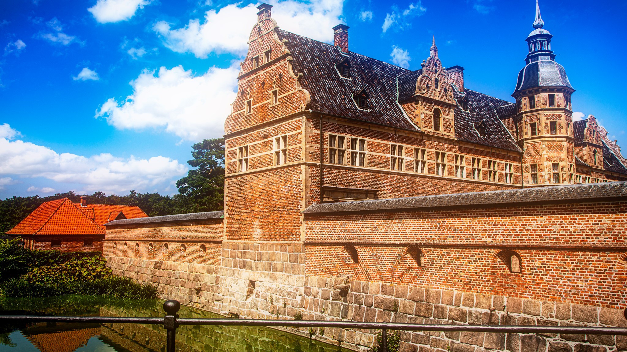 63.Kongeriget Danmark.Frederiksborg.Hillerød.22/7-30/7/2019. Путешествия в формате 360......