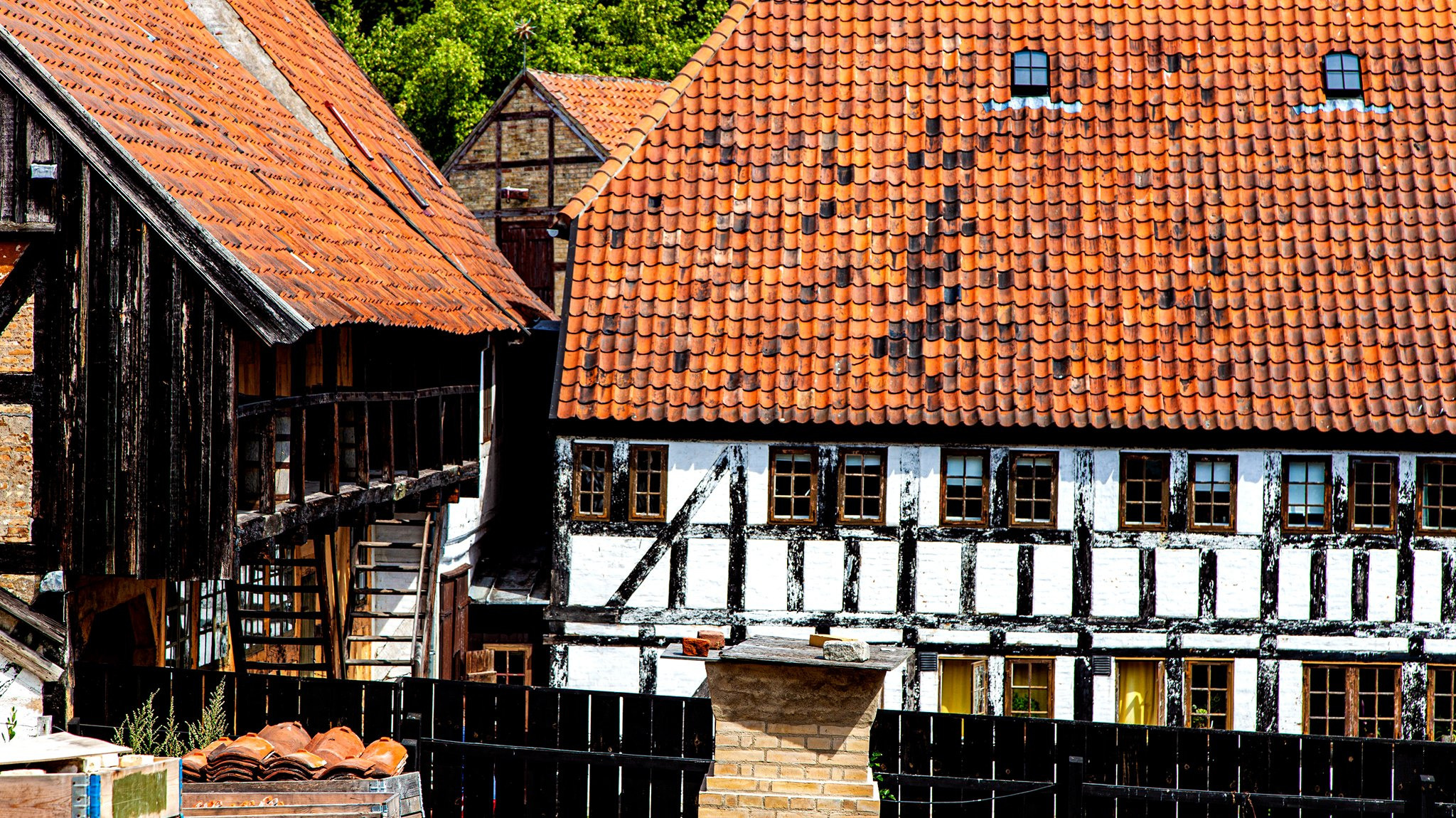61.Kongeriget Danmark.Argus.Den Gamle By.22/7-30/7/2019. Путешествия в формате 360......