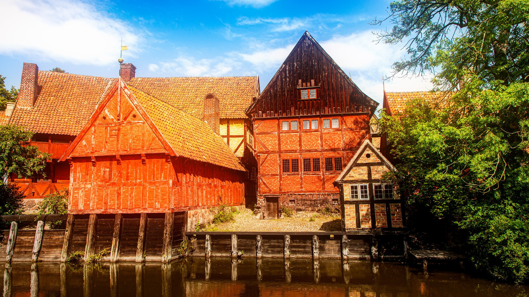 61.Kongeriget Danmark.Argus.Den Gamle By.22/7-30/7/2019. Путешествия в формате 360......