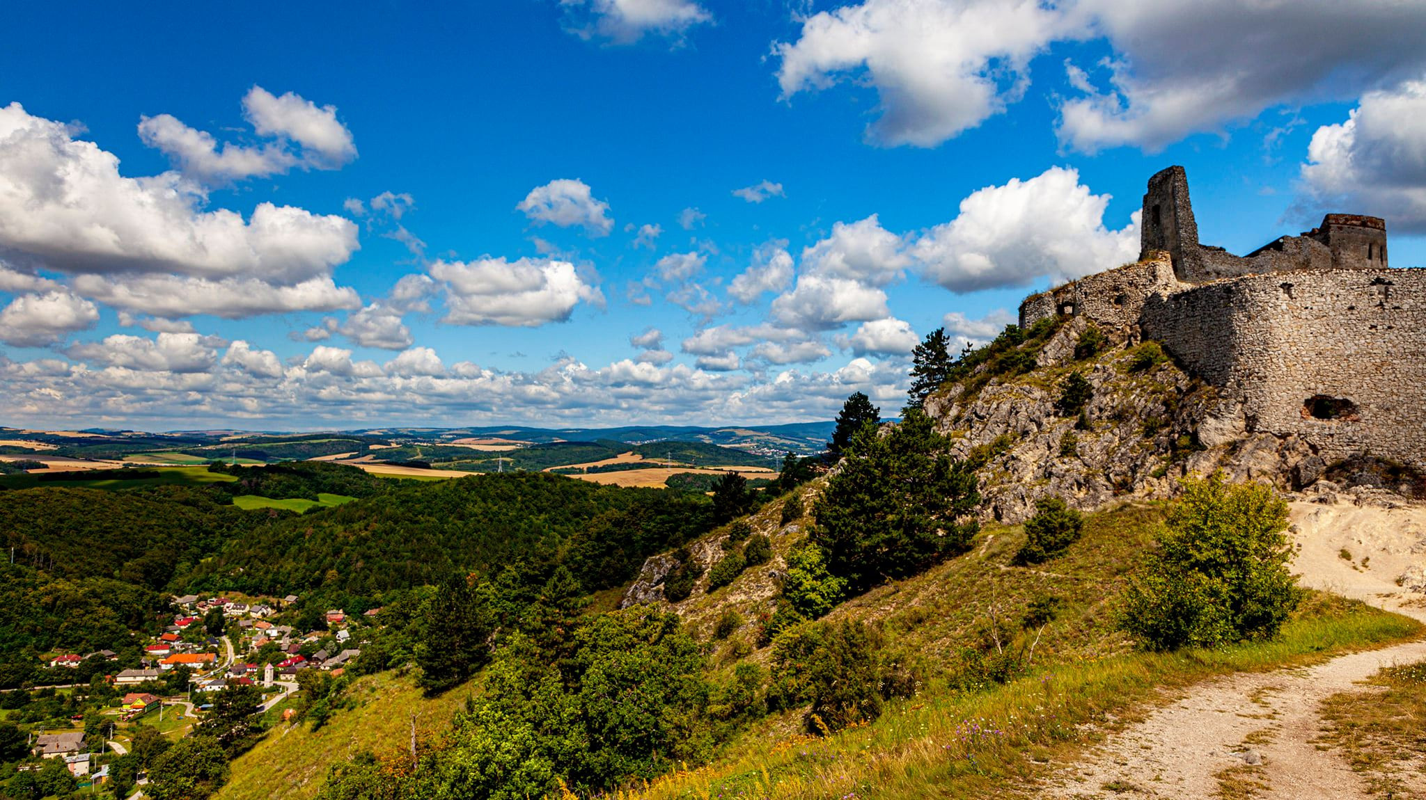 84.Čachtický hrad.13/7-19/7/2020. Путешествия в формате 360......