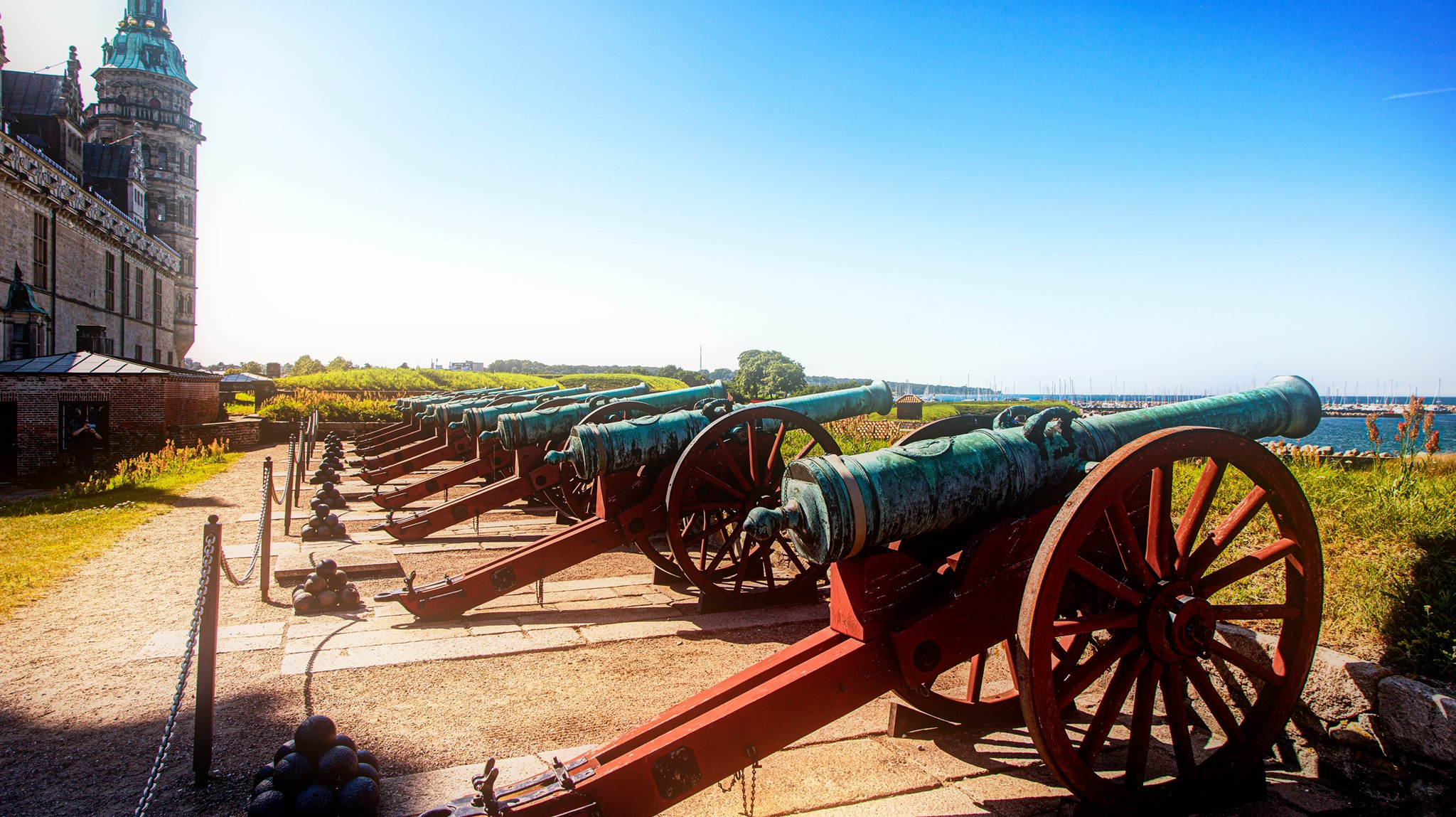 64.Kongeriget Danmark.Helsingør.Kronborg.22/7-30/7/2019. Путешествия в формате 360......