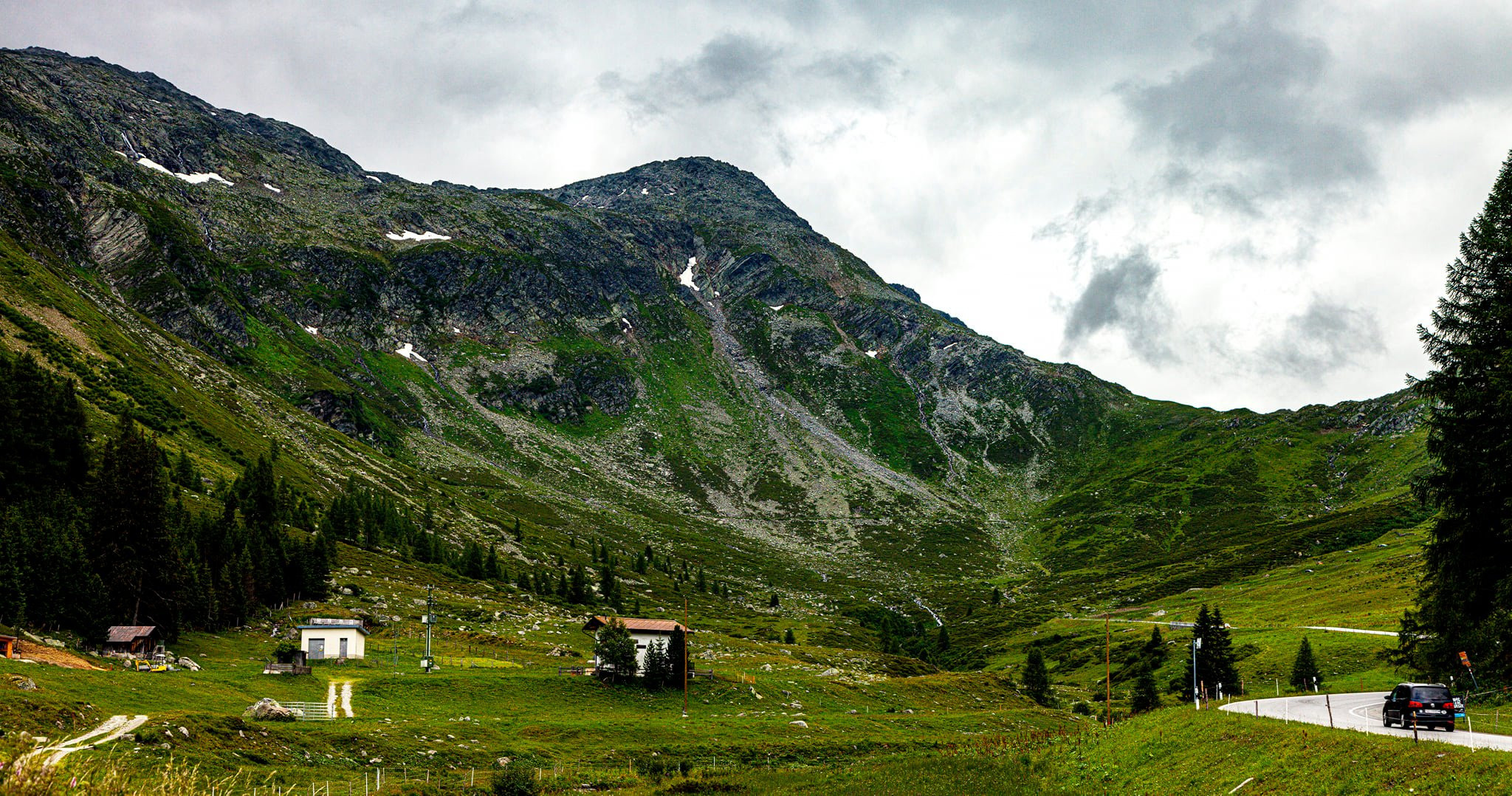 96.Перевал Passo dello Spluga и деревня Montespluga.18.7.2021. Путешествия в формате 360......