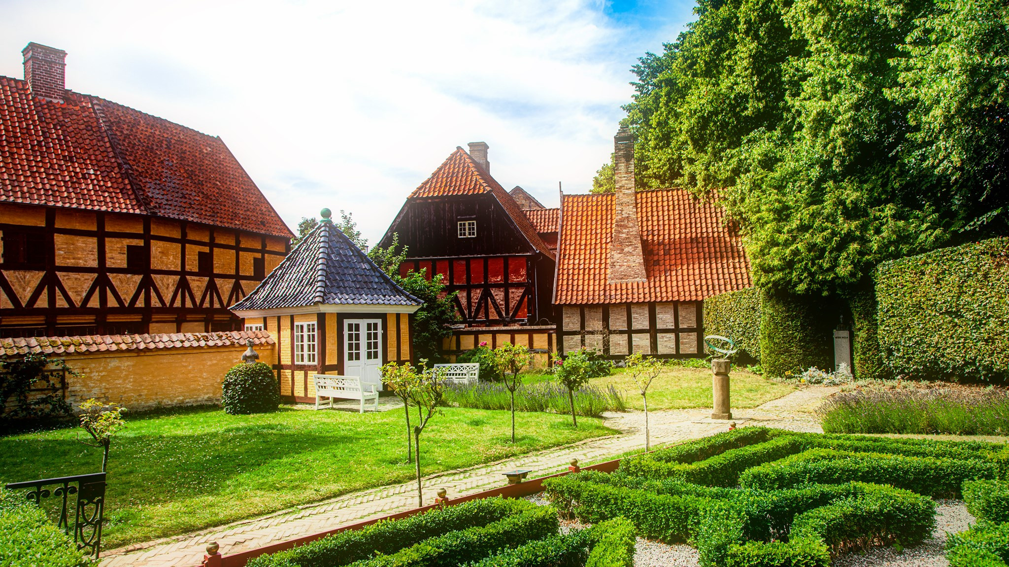 61.Kongeriget Danmark.Argus.Den Gamle By.22/7-30/7/2019. Путешествия в формате 360......