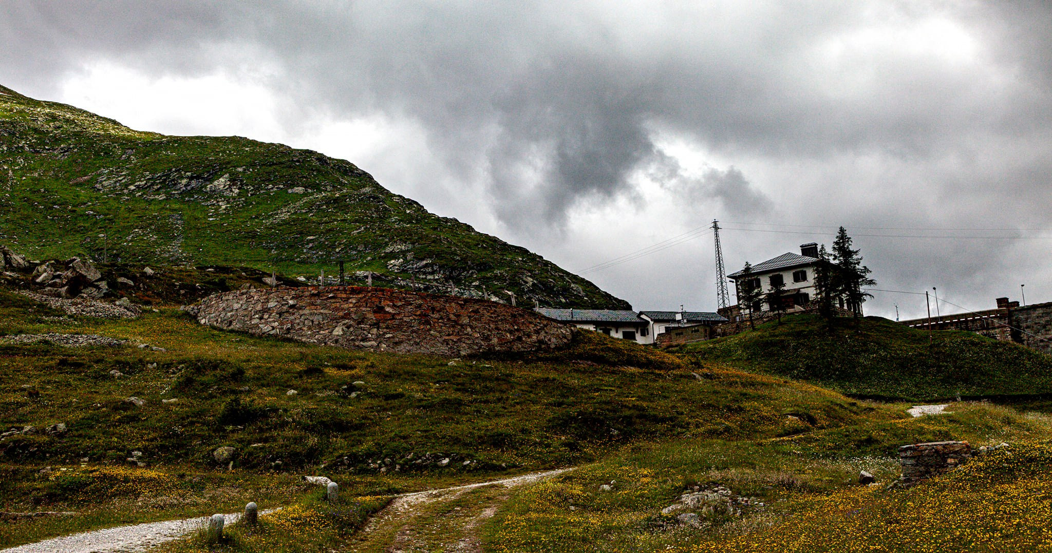 96.Перевал Passo dello Spluga и деревня Montespluga.18.7.2021. Путешествия в формате 360......
