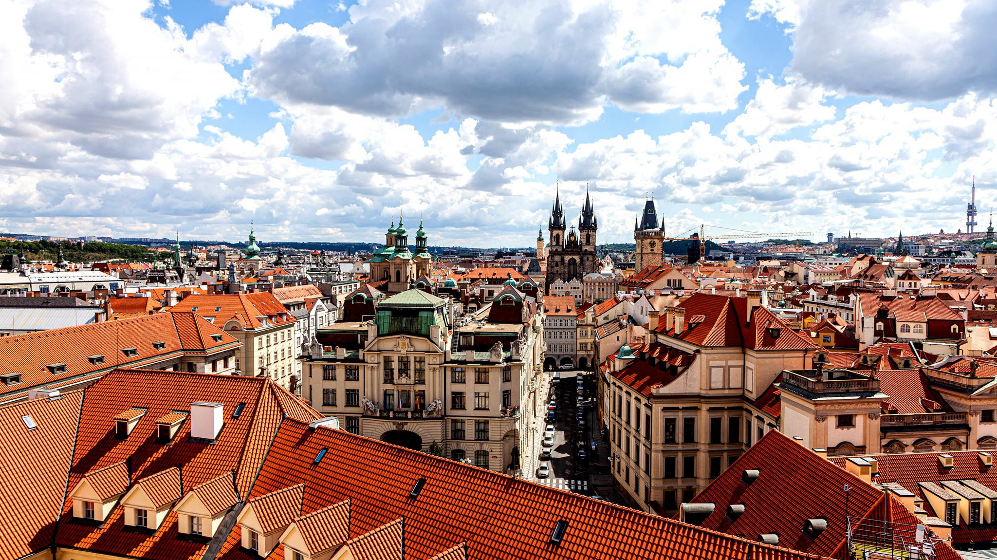 80.Roofs of Prague.28/6/2020. Путешествия в формате 360......