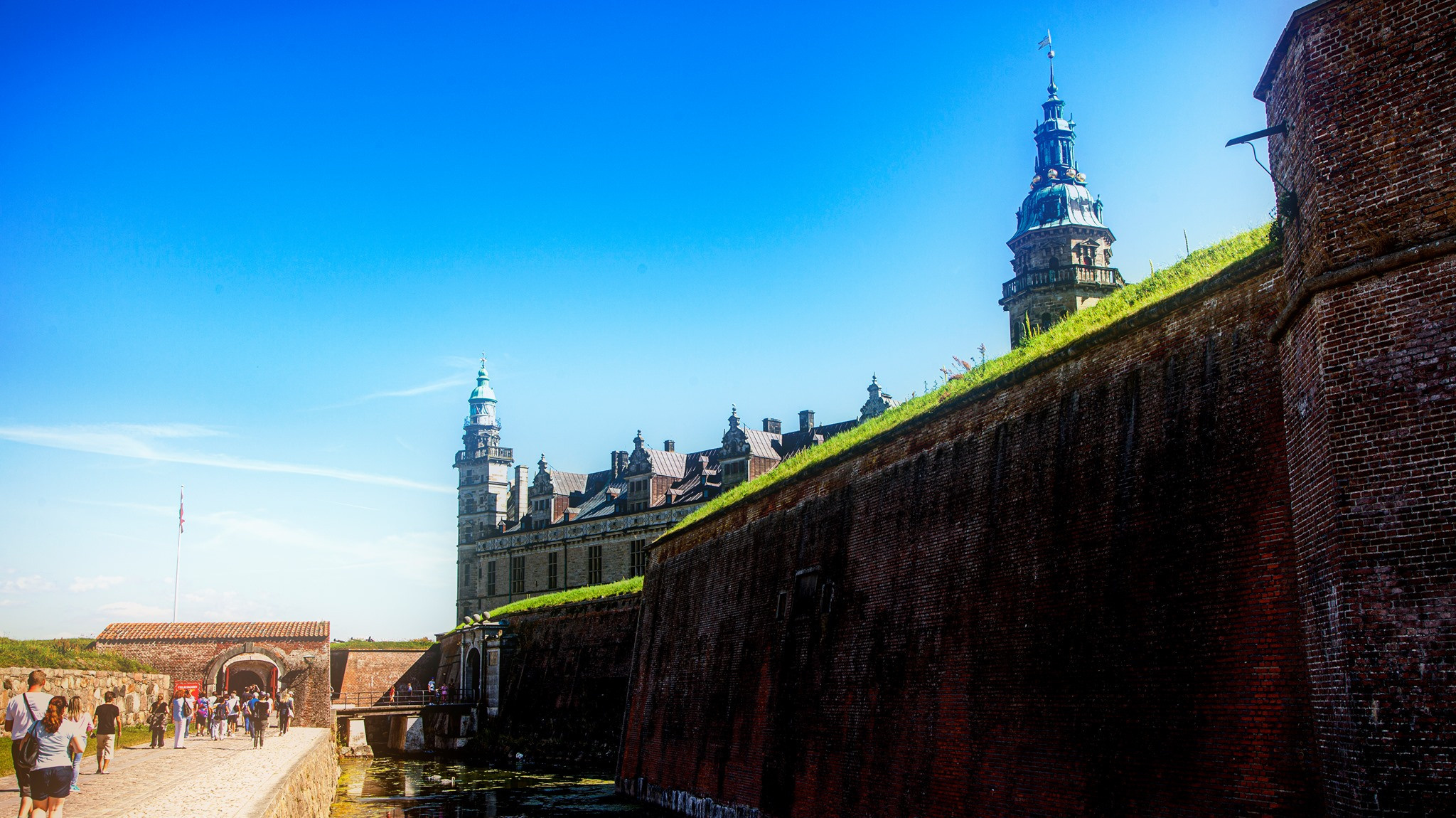 64.Kongeriget Danmark.Helsingør.Kronborg.22/7-30/7/2019. Путешествия в формате 360......