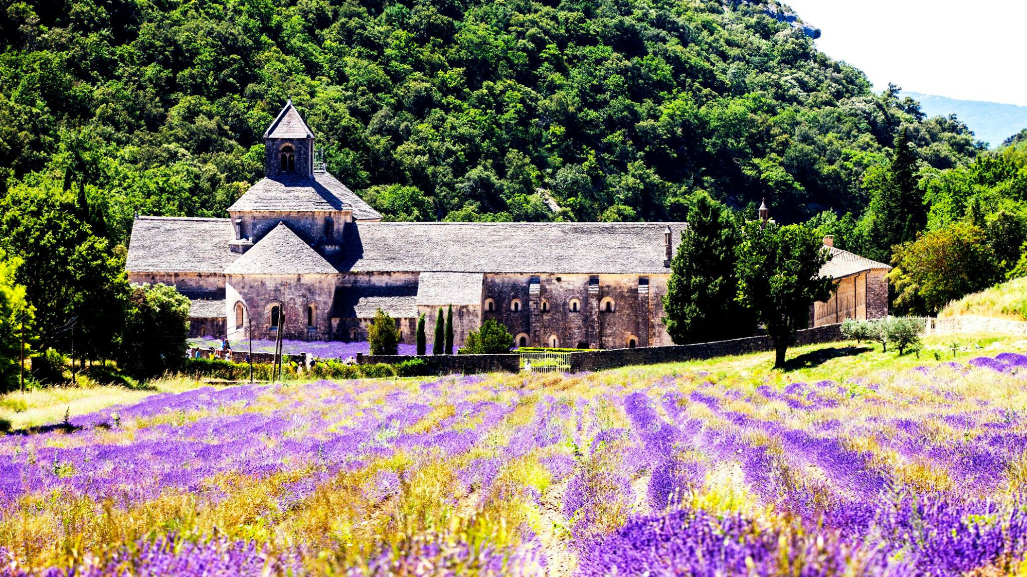 46.France 4/7-8/7/2018. Klášteru Sénanque. Путешествия в формате 360......