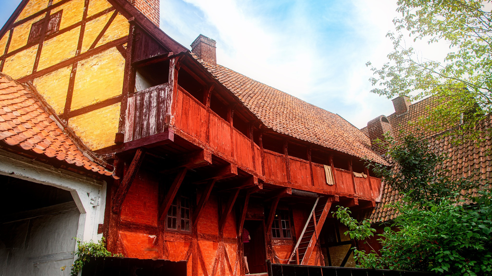 61.Kongeriget Danmark.Argus.Den Gamle By.22/7-30/7/2019. Путешествия в формате 360......