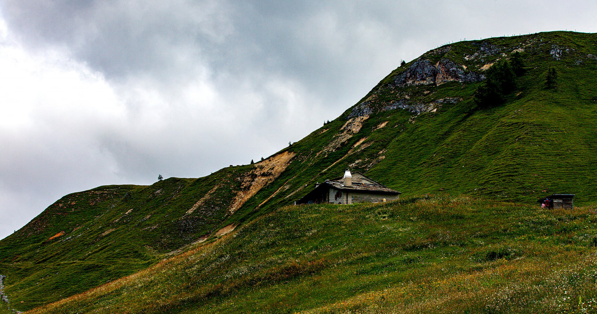 96.Перевал Passo dello Spluga и деревня Montespluga.18.7.2021. Путешествия в формате 360......