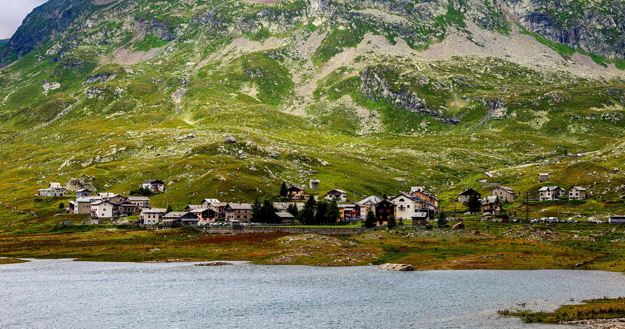 96.Перевал Passo dello Spluga и деревня Montespluga.18.7.2021. Путешествия в формате 360......
