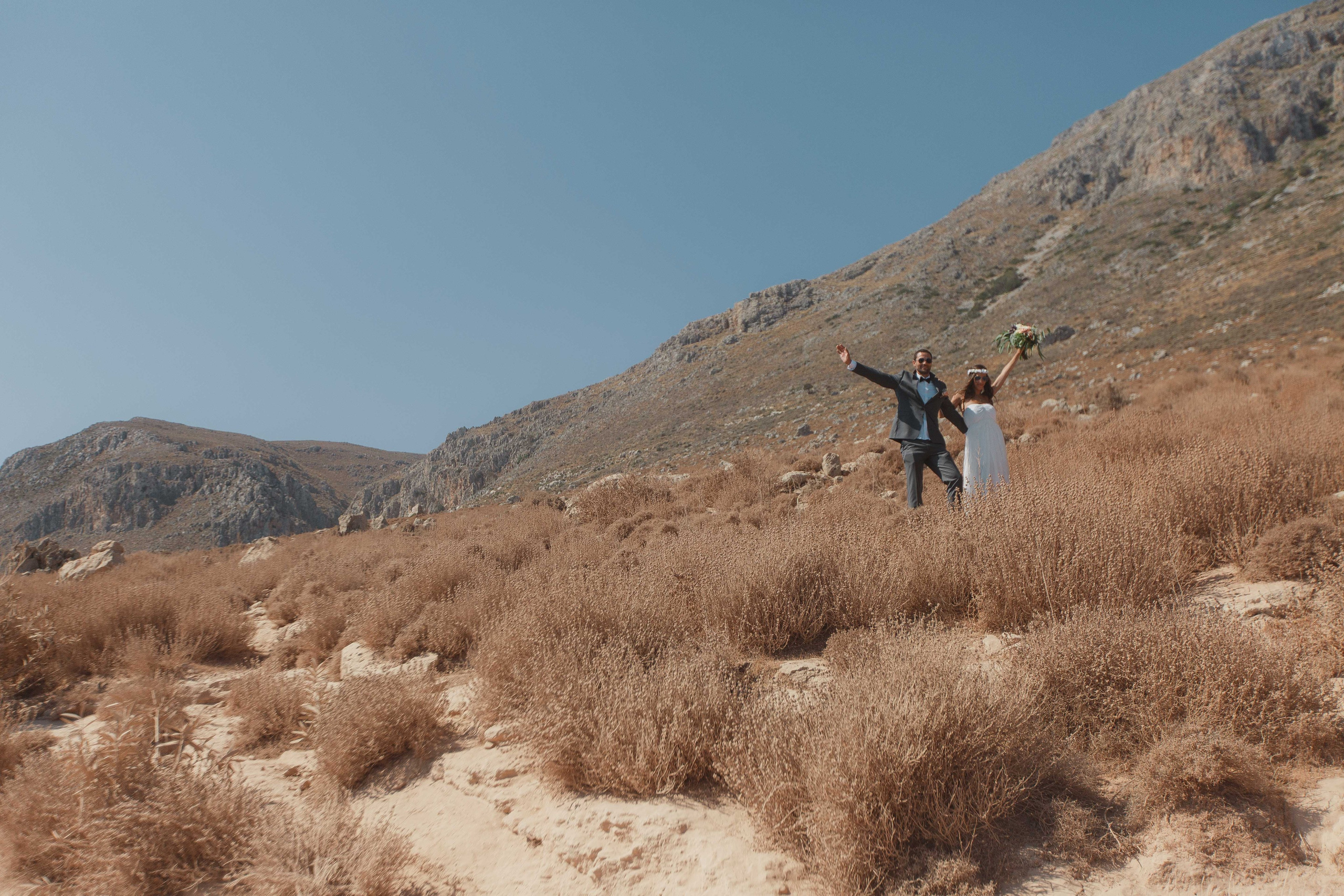 Marino & Steffi, Crete. Denny Savon — Photographer in Santorini | Weddings, Love Stories & Flying Dress
