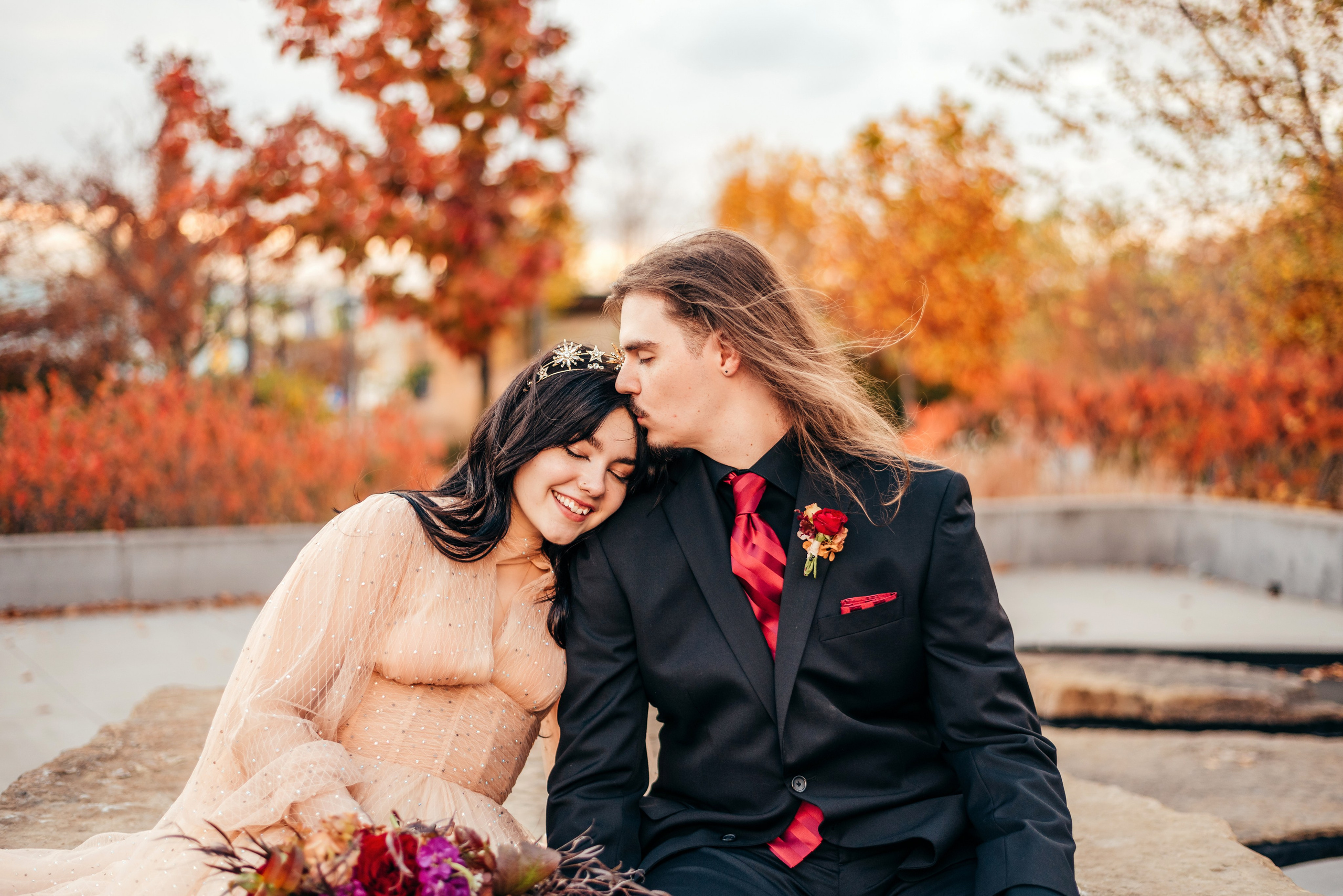 Bold & Dramatic Wedding at The Paper Mill on The Landing | Fort Wayne Wedding Photographer. Alexandria Danielle Photography | Fort Wayne & Indianapolis Wedding Photographer
