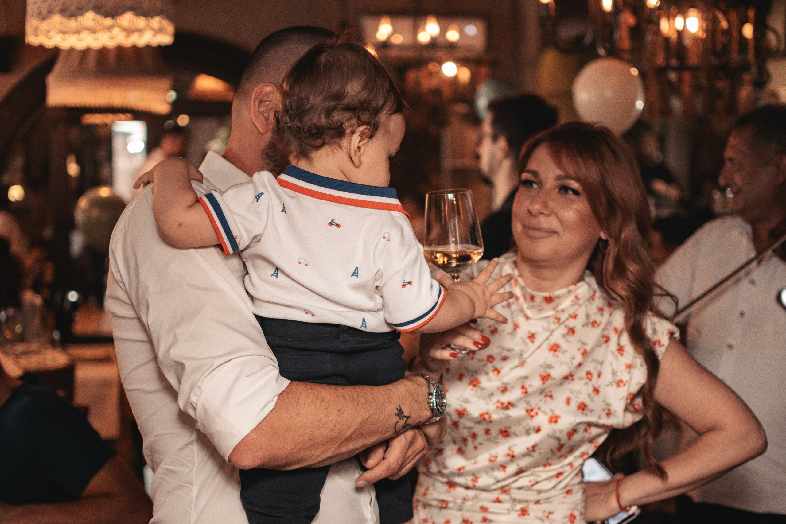 Lazar, krštenje i rođendan. BambinaaPhotography