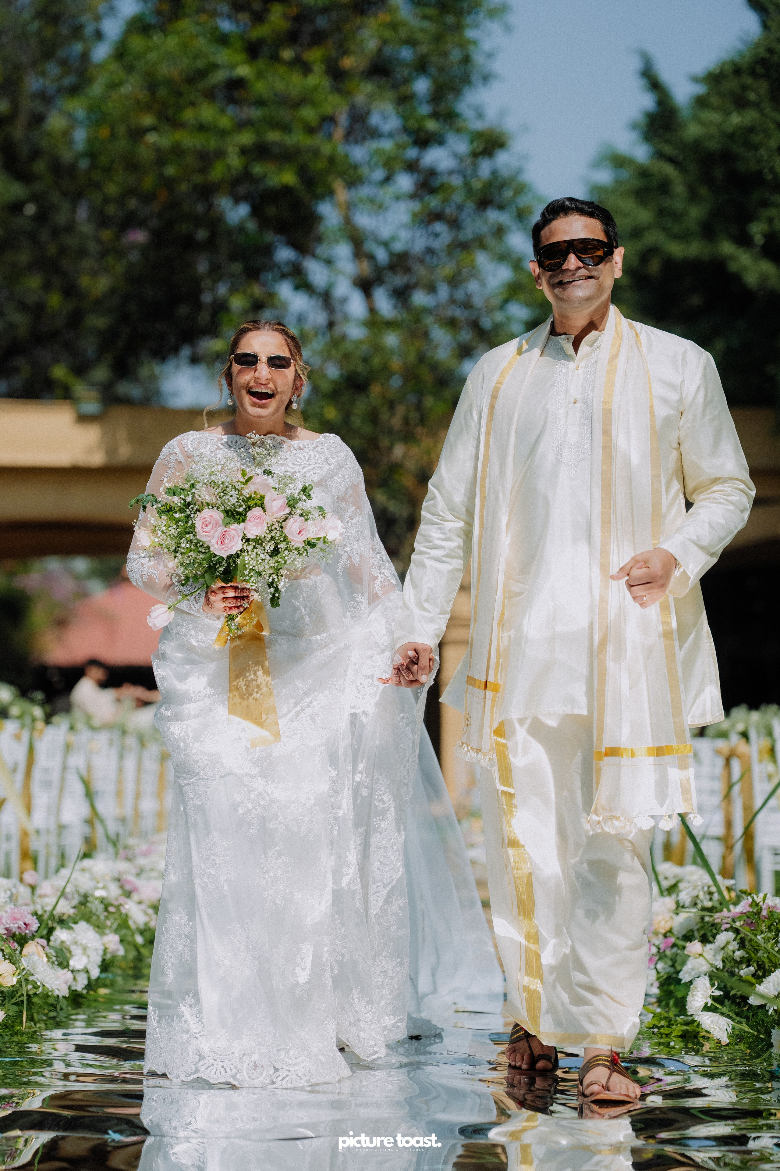 Blessing of Rajiv & Aashna. Fine art Wedding Photographers in India & Canada