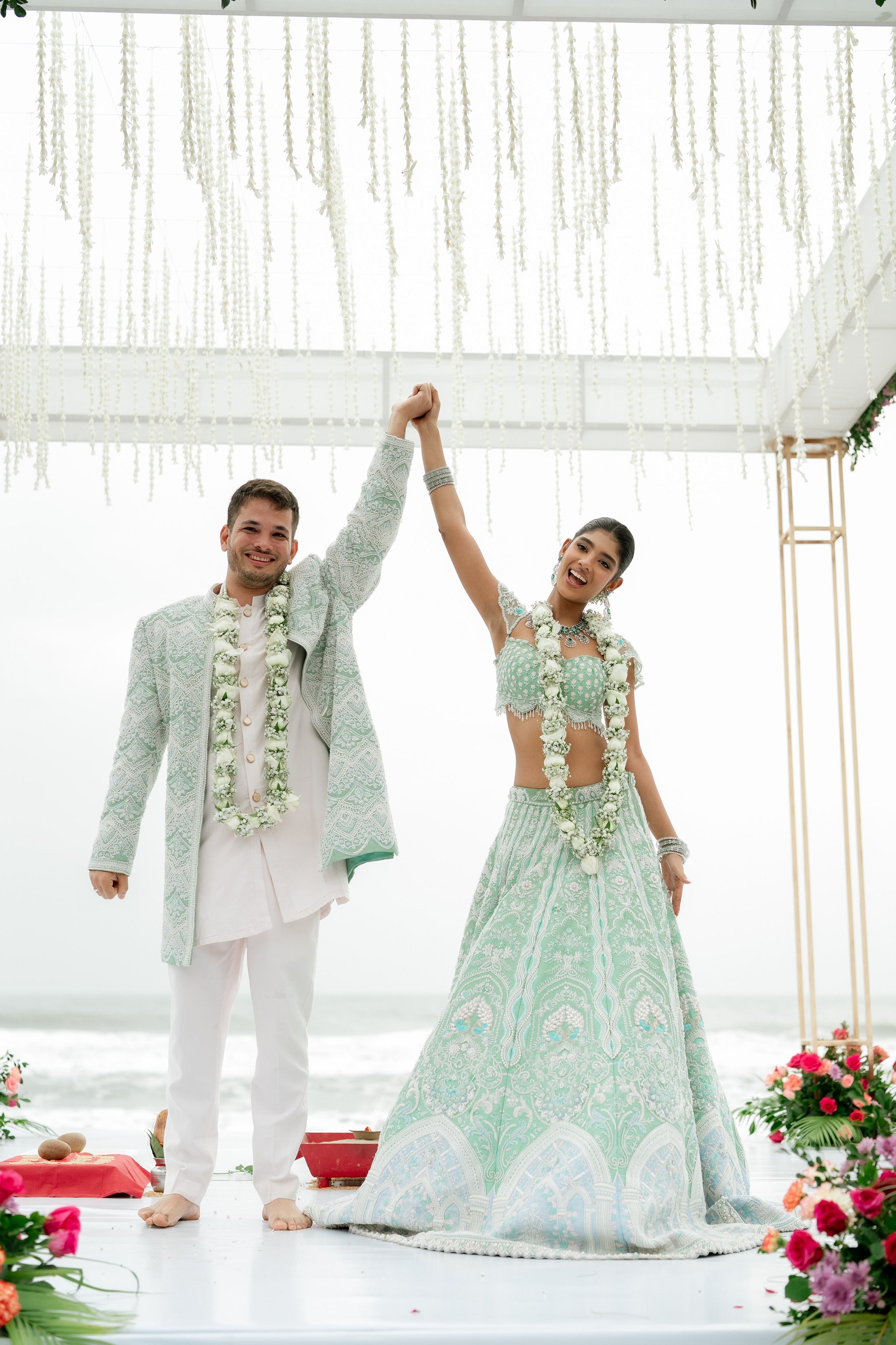 Beach Shaadi! Ft. Aishwarya & Milan. Fine art Wedding Photographers in India & Canada