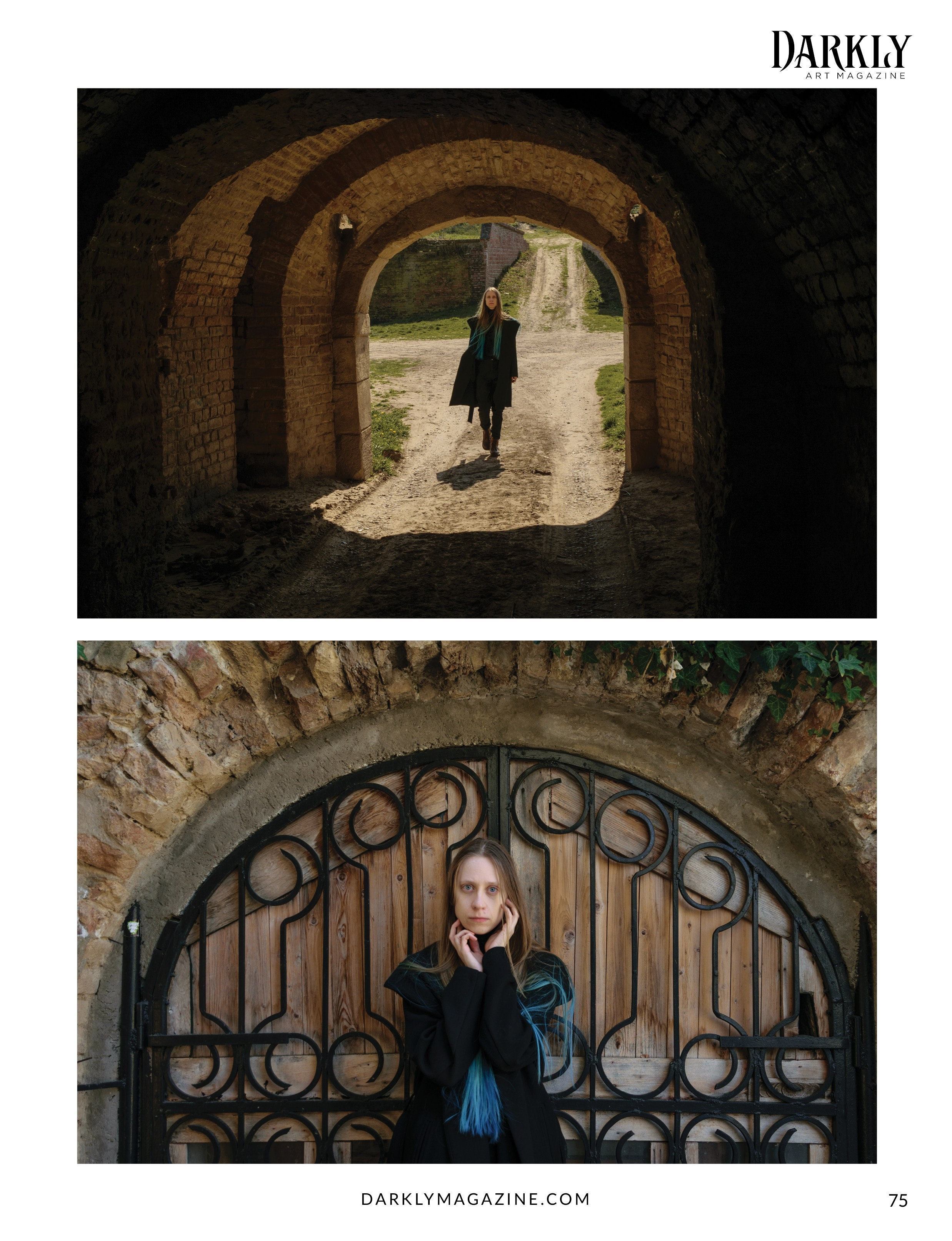HELENA “Threshold of Silence” // Darkly Art Magazine. Victoria Fedoseenko. Editorial portrait & brand & event photographer based in Serbia