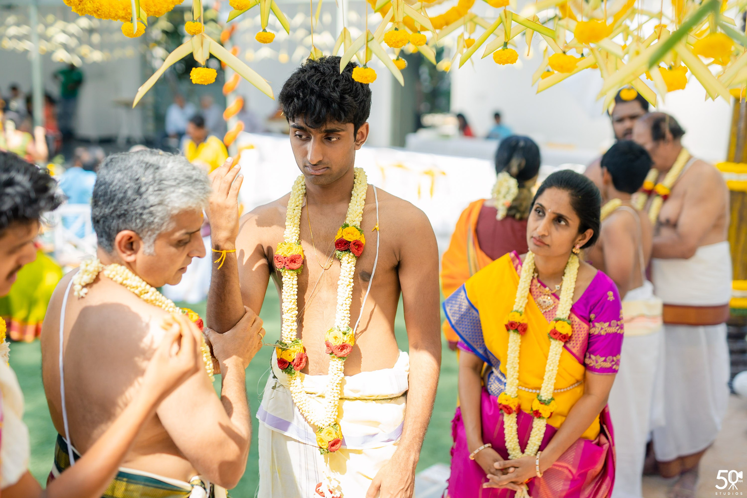 SANJAY AND SAKETH UPANAYANA. 50mm STUDIOS