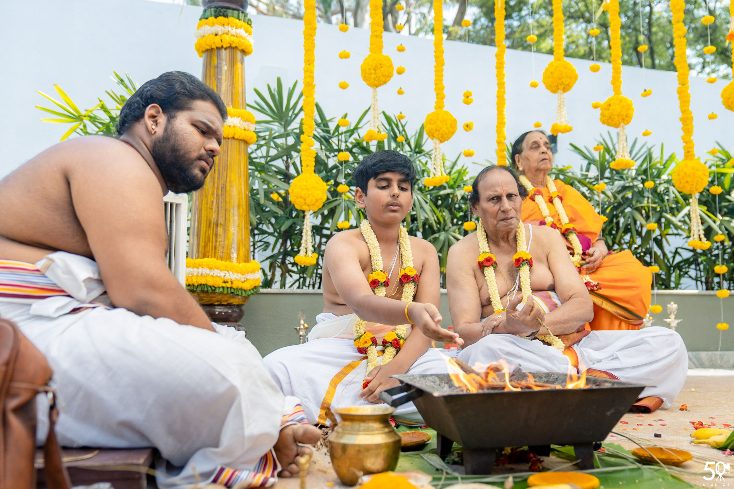 SANJAY AND SAKETH UPANAYANA. 50mm STUDIOS