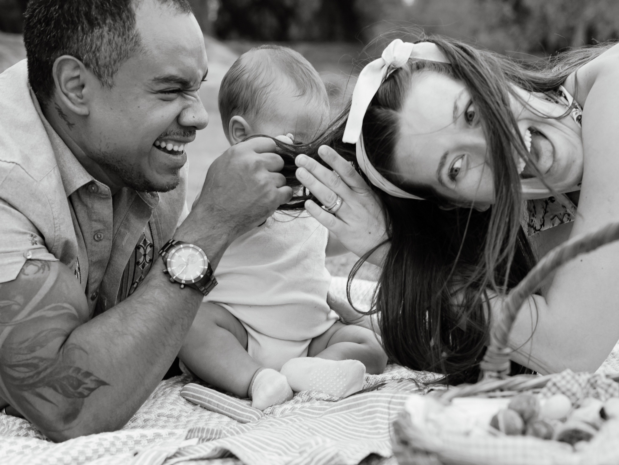 Family with a baby in the Park. Лайфстайл и семейный фотограф в г. Писек Чехия Оксана Телупилова