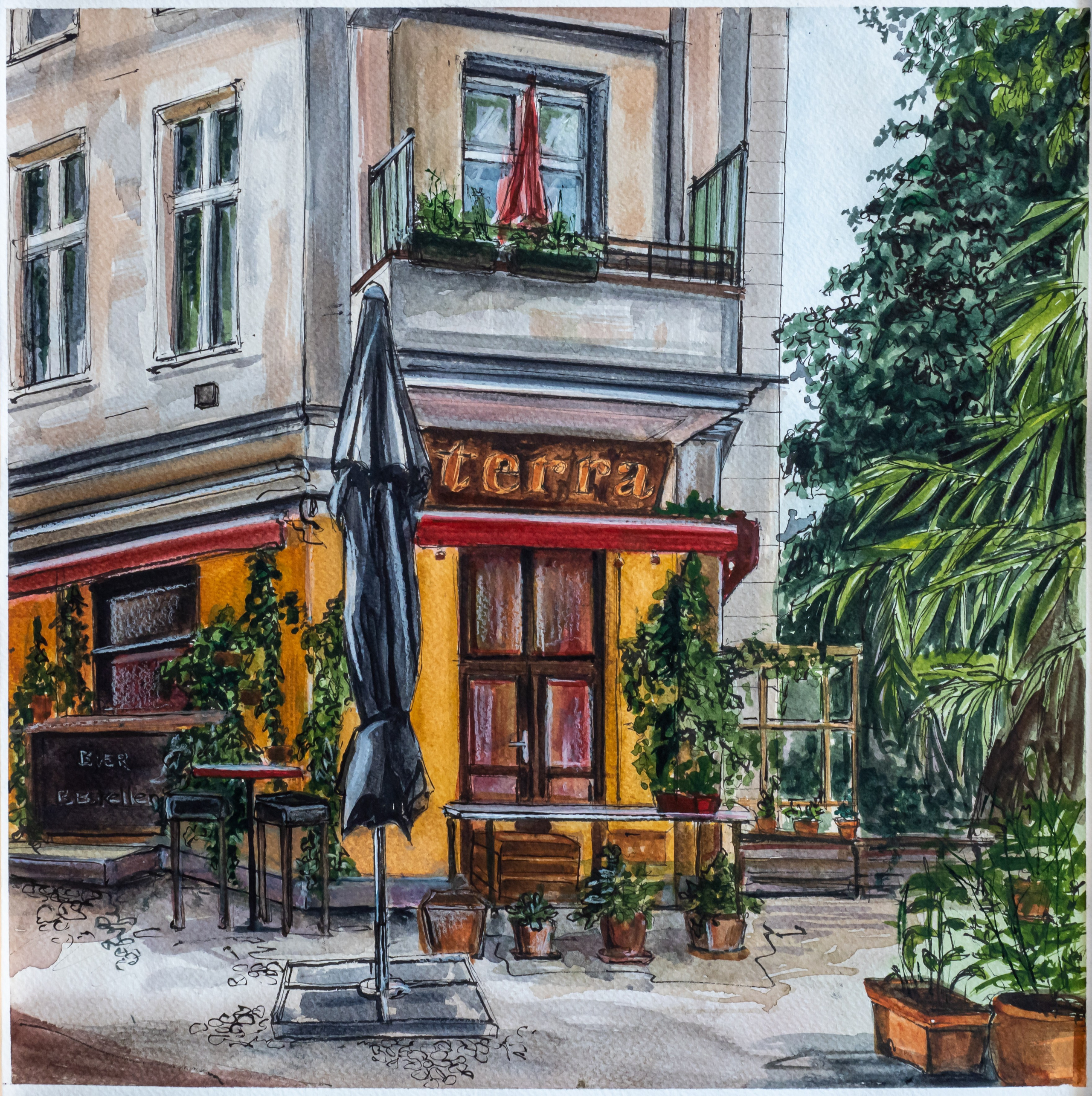 Urban views. Angelina Sorokopud. Artist in Strasbourg