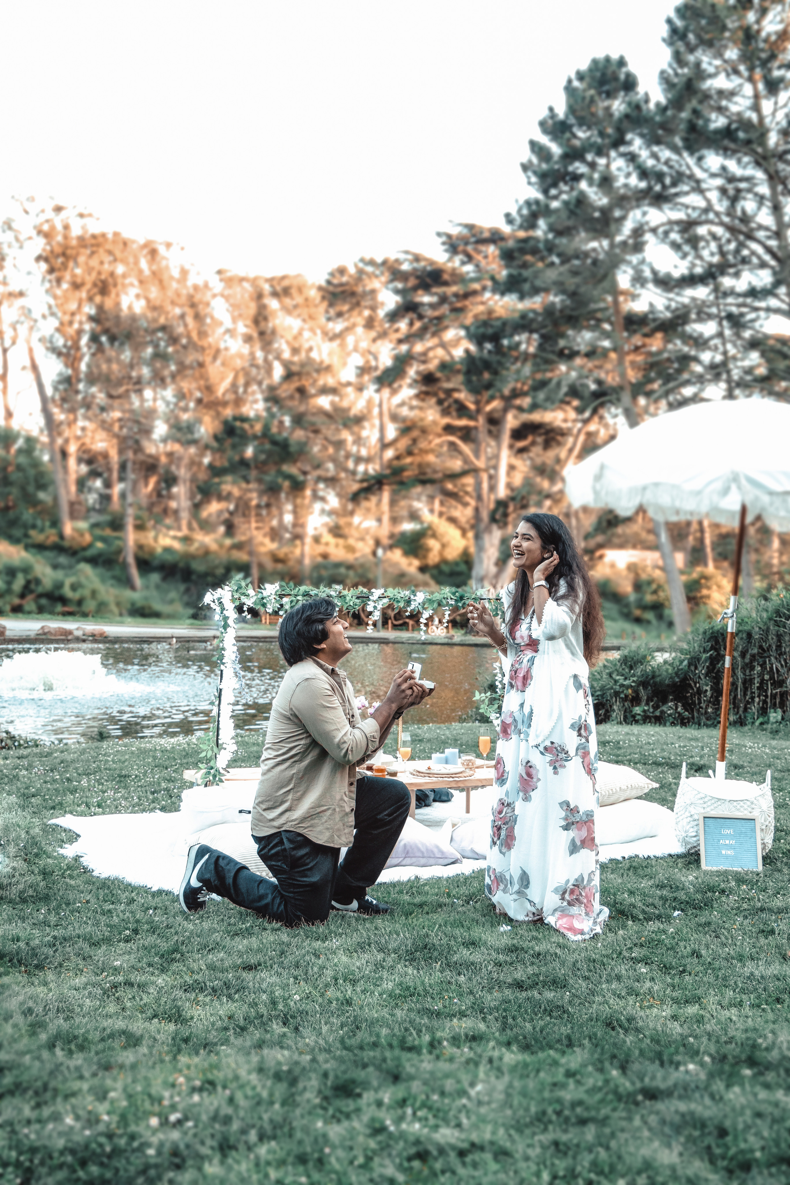 Proposal photo shoot. Bay Area Photographer: family, maternity, love story, wedding