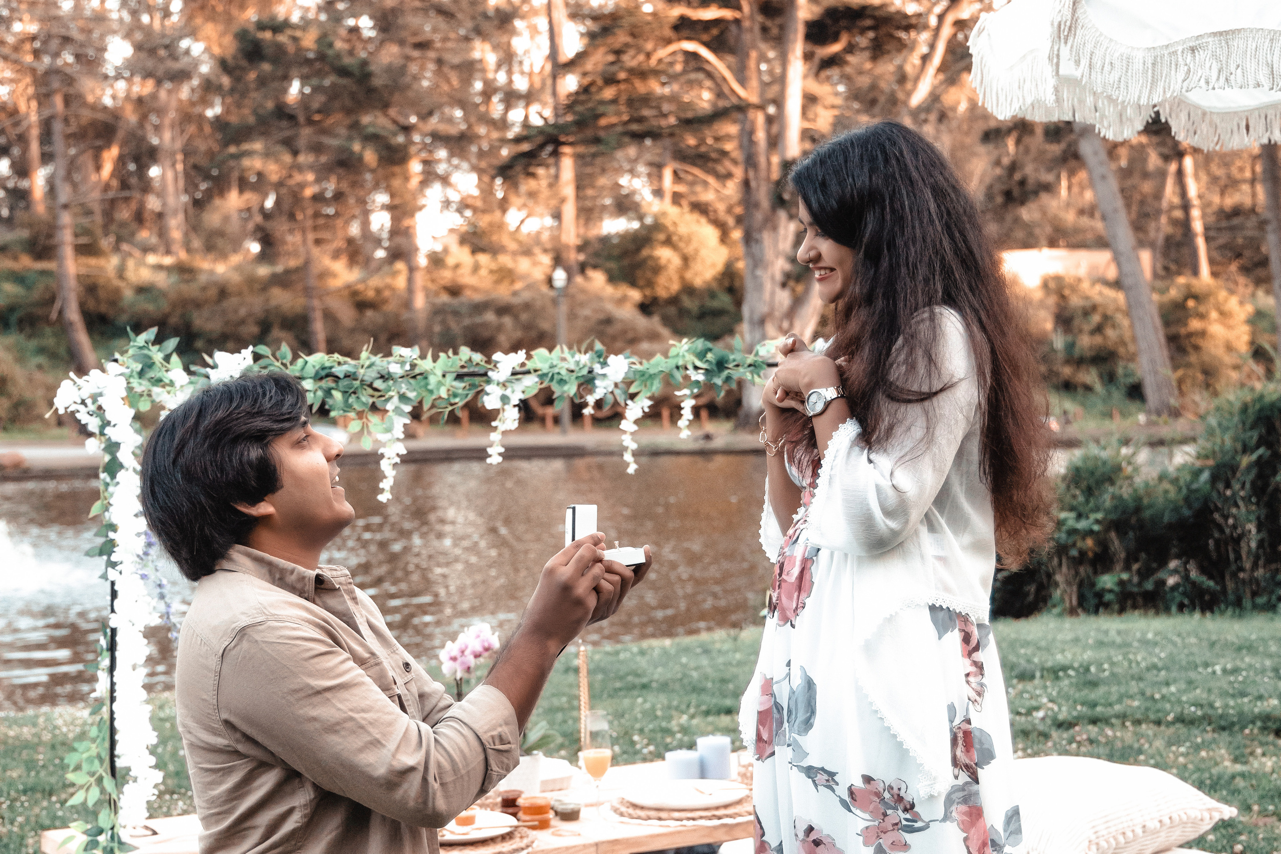 Proposal photo shoot. Bay Area Photographer: family, maternity, love story, wedding