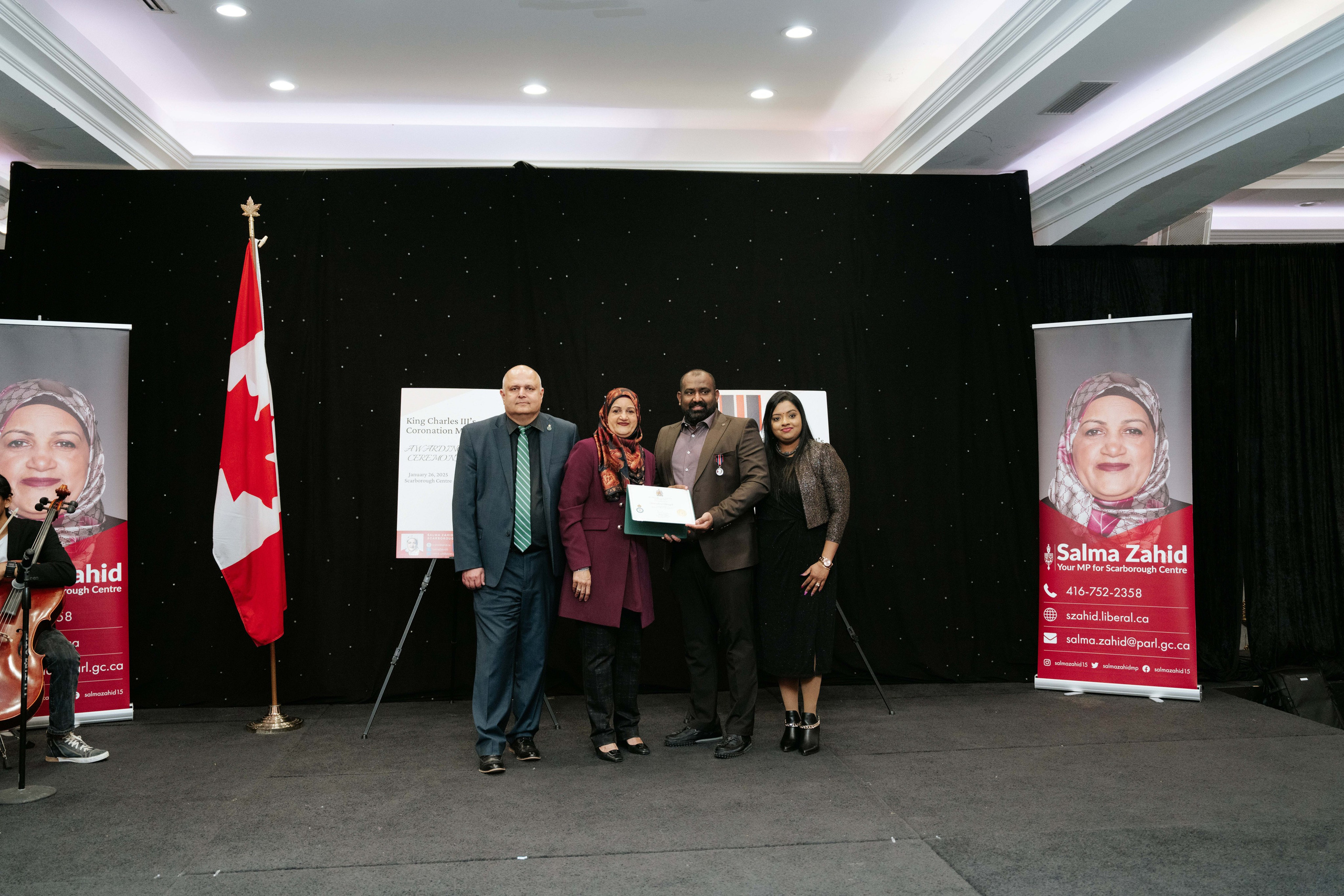 King Charles Coronation Medal Awarding Ceremony. MISAJA MEDIA