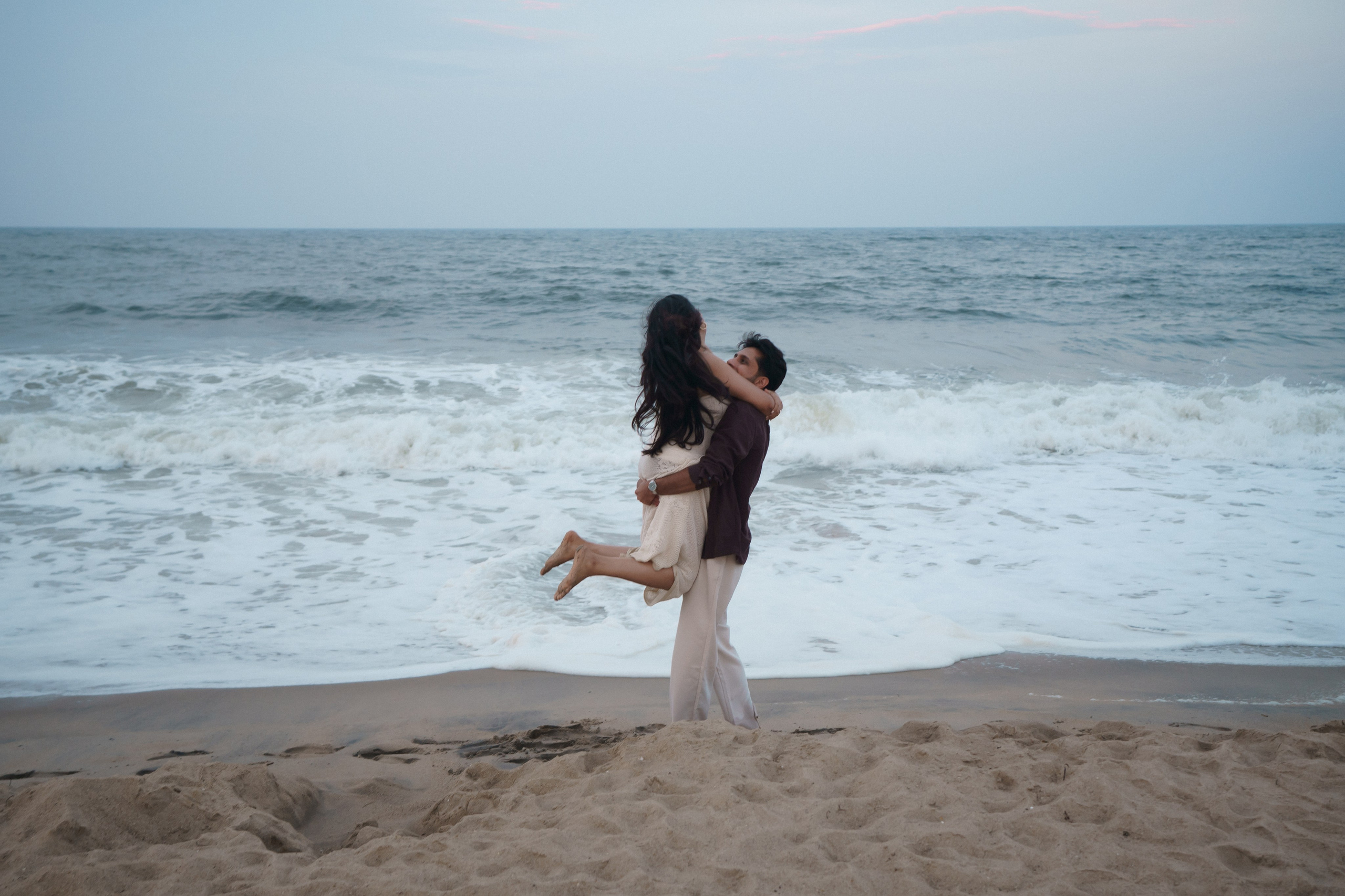 Beach engagement. New York + travel photographer