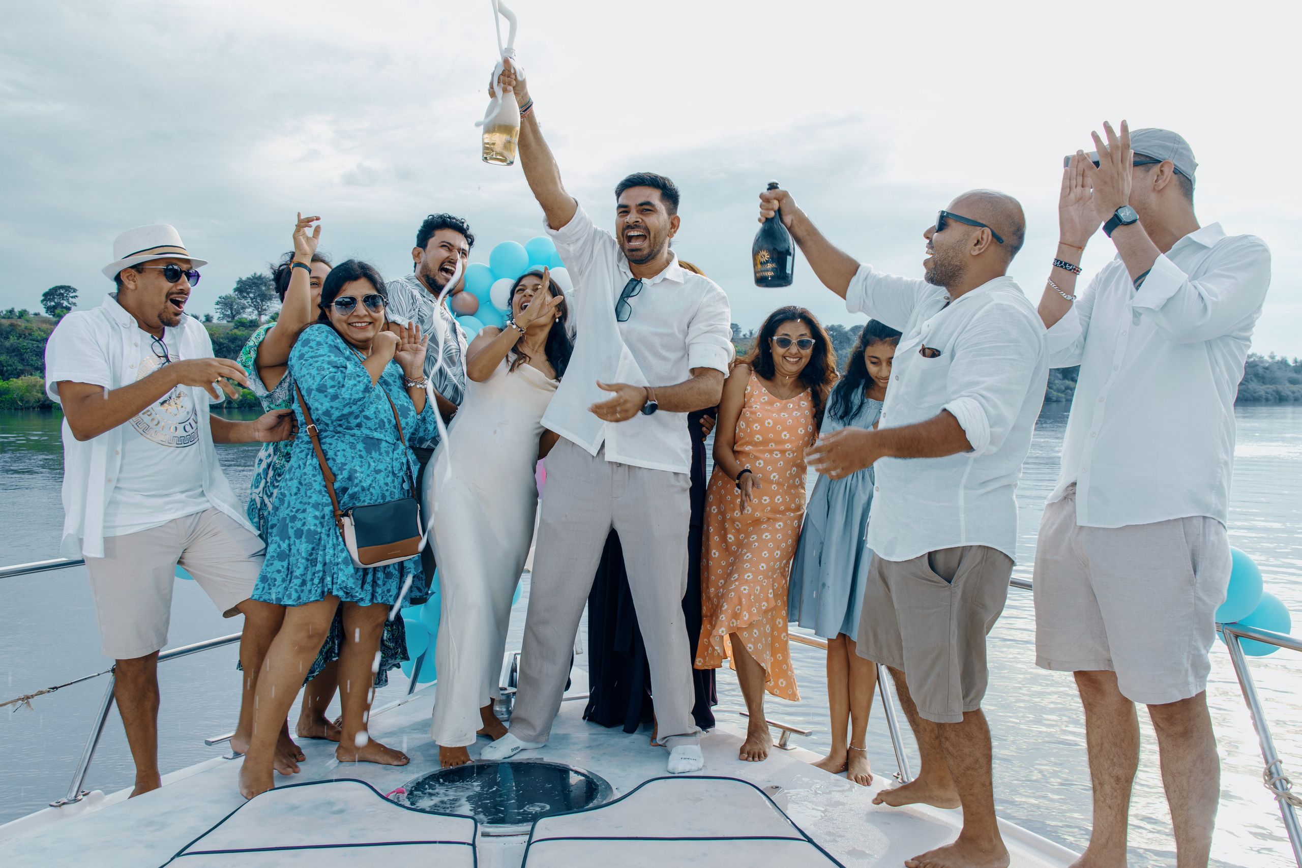 Gender Reveal Yacht Shoot. A creative consultant based in Mombasa, Kenya