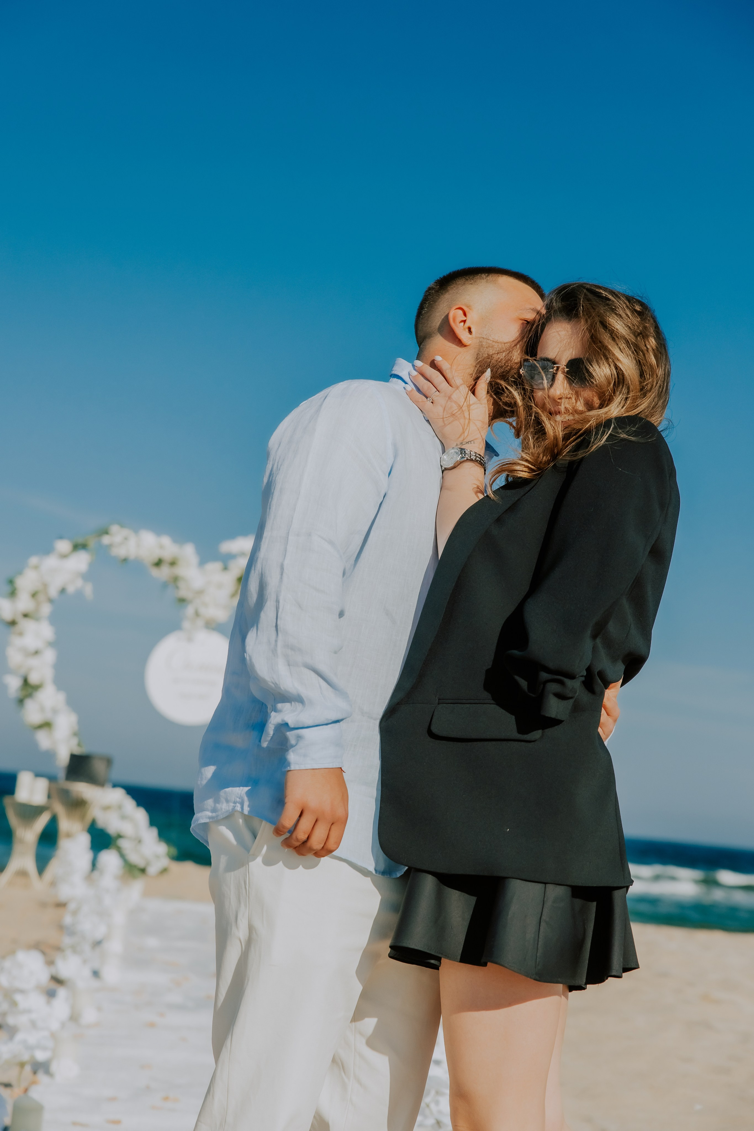 Годеж на плажа. Фотограф Ирина Йотова