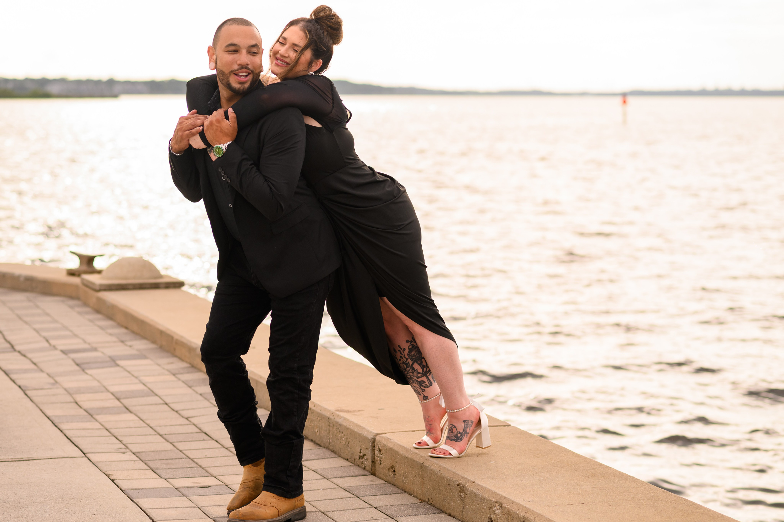 Engagement Session — Downtown Sanford, Florida,