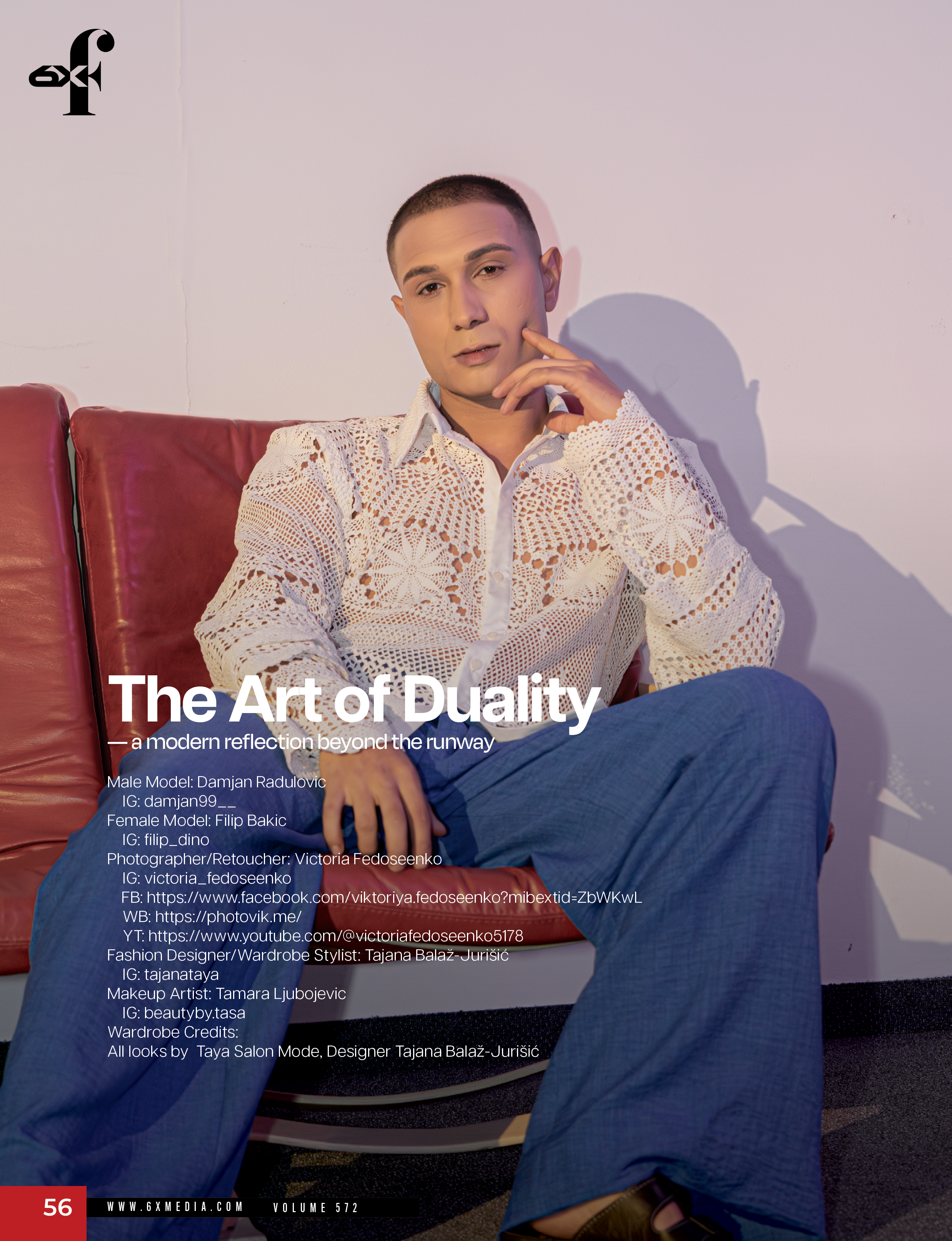 Taya Salon Mode collection by Tajana Balaz Jurisic. Victoria Fedoseenko. Photographer from Serbia