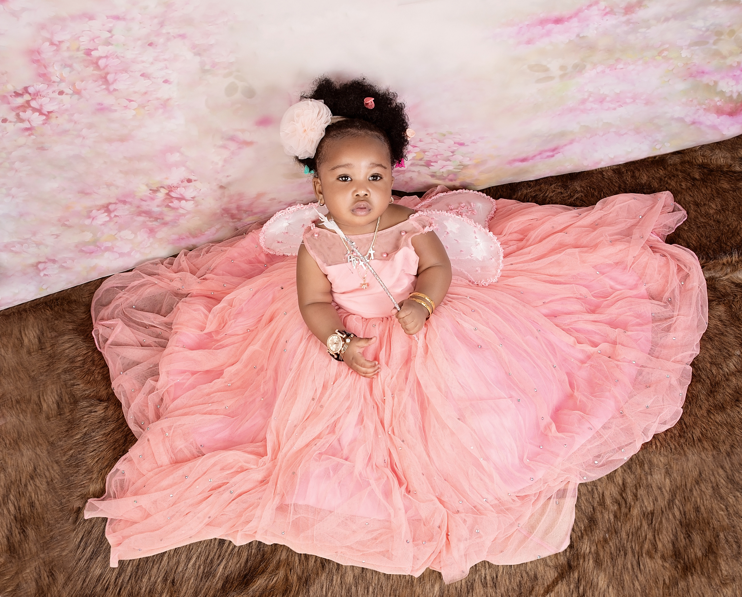 1 year black baby girl fashion photo shoot Mombasa Kenya