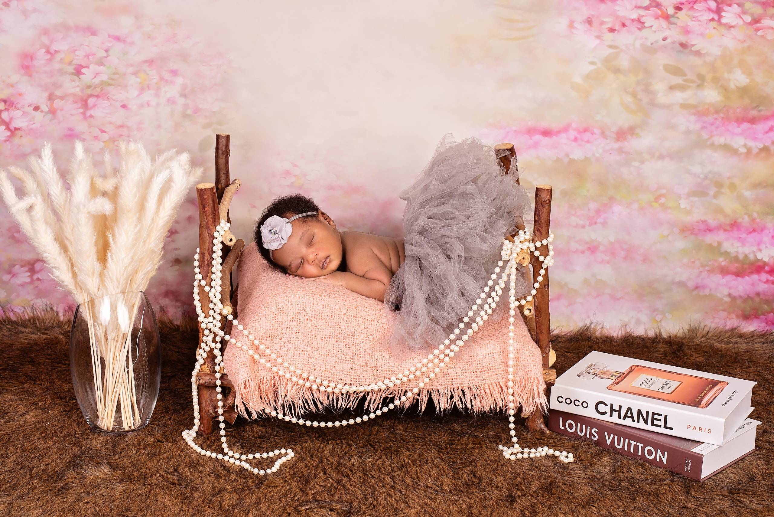 Newborn baby girl photo shoot Nairobi Kenya 