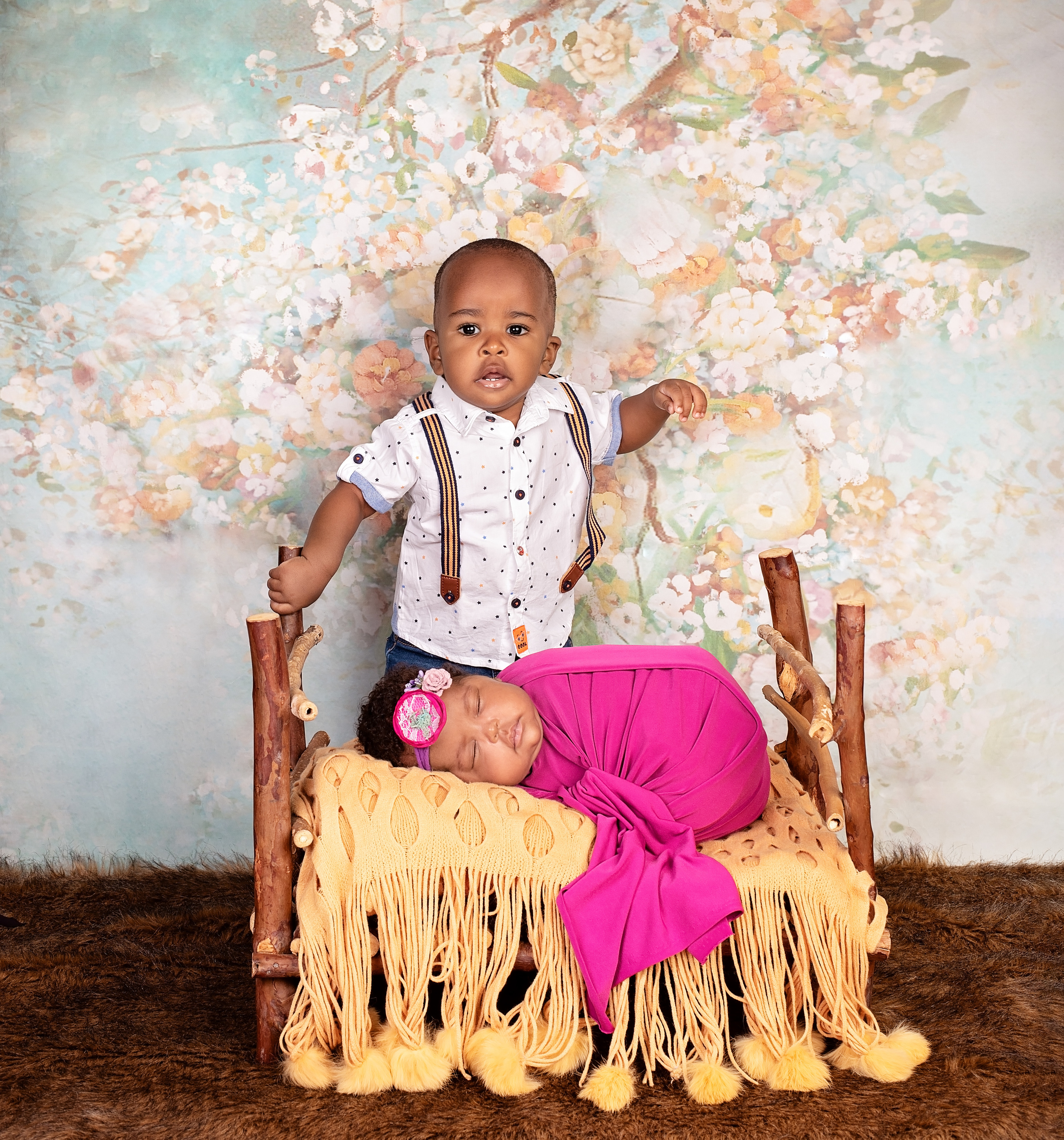 Sveta 2 weeks newborn baby girl with 1 year brother photos shoot Nairobi Kenya. Newborn, Baby, Maternity and Family Photographer Nairobi Mombasa Kenya